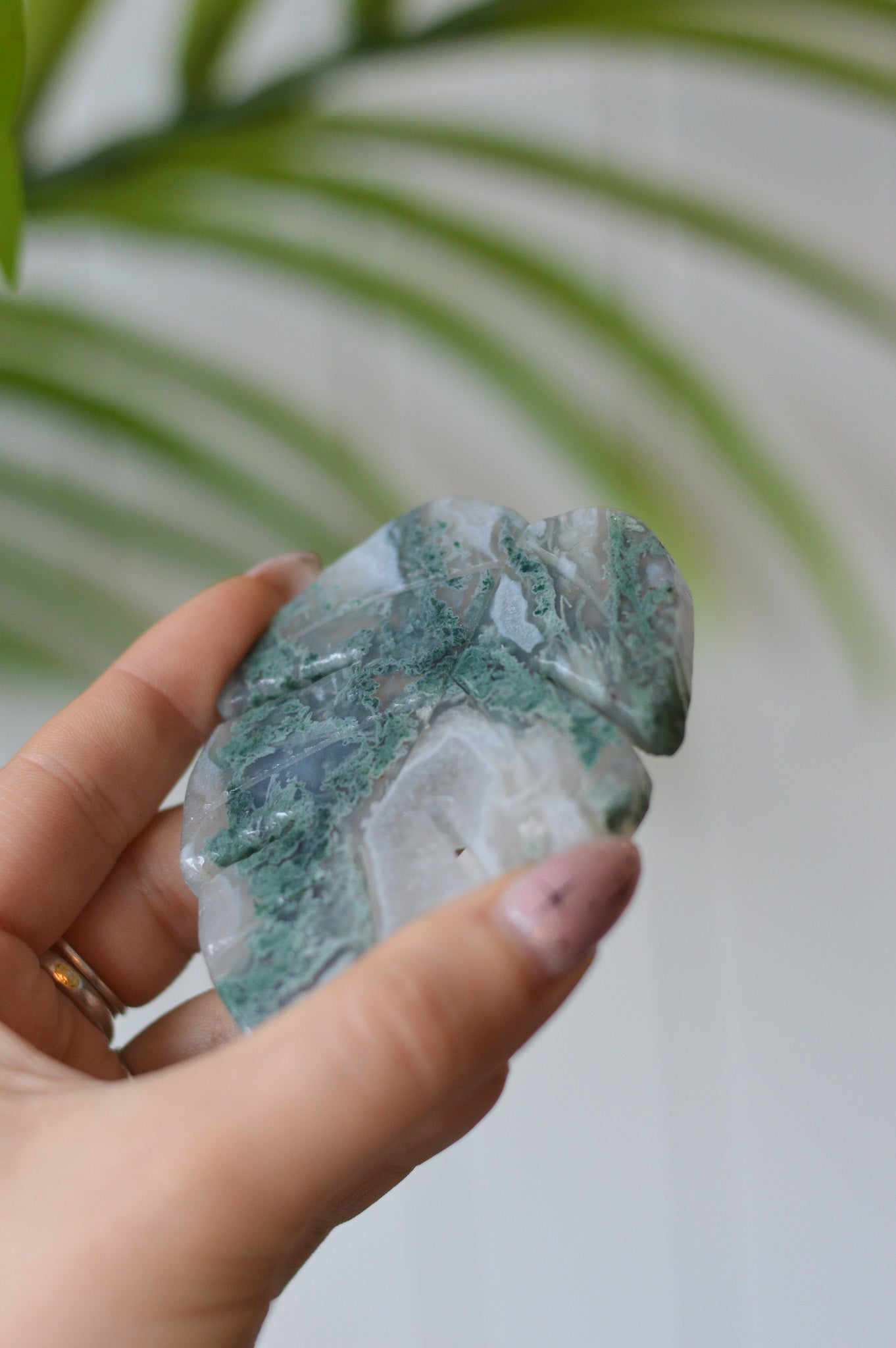 Moss Agate Leaf