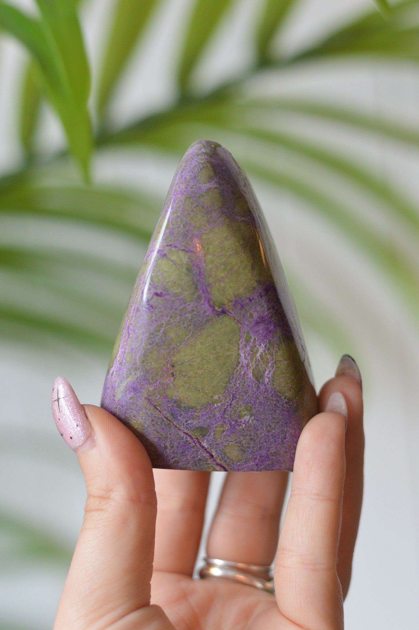 Stichtite In Serpentine Freeform