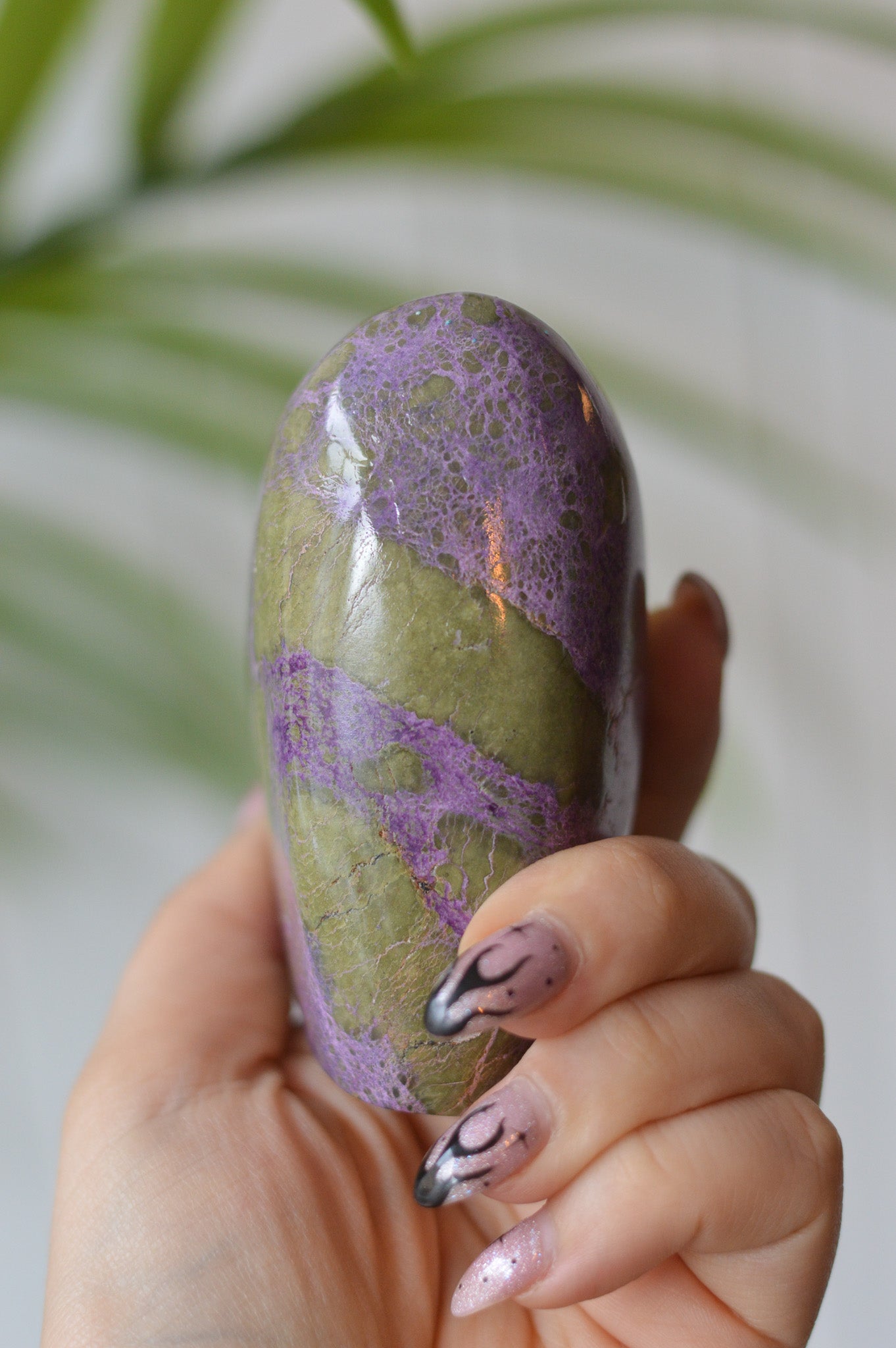 Stichtite In Serpentine Freeform