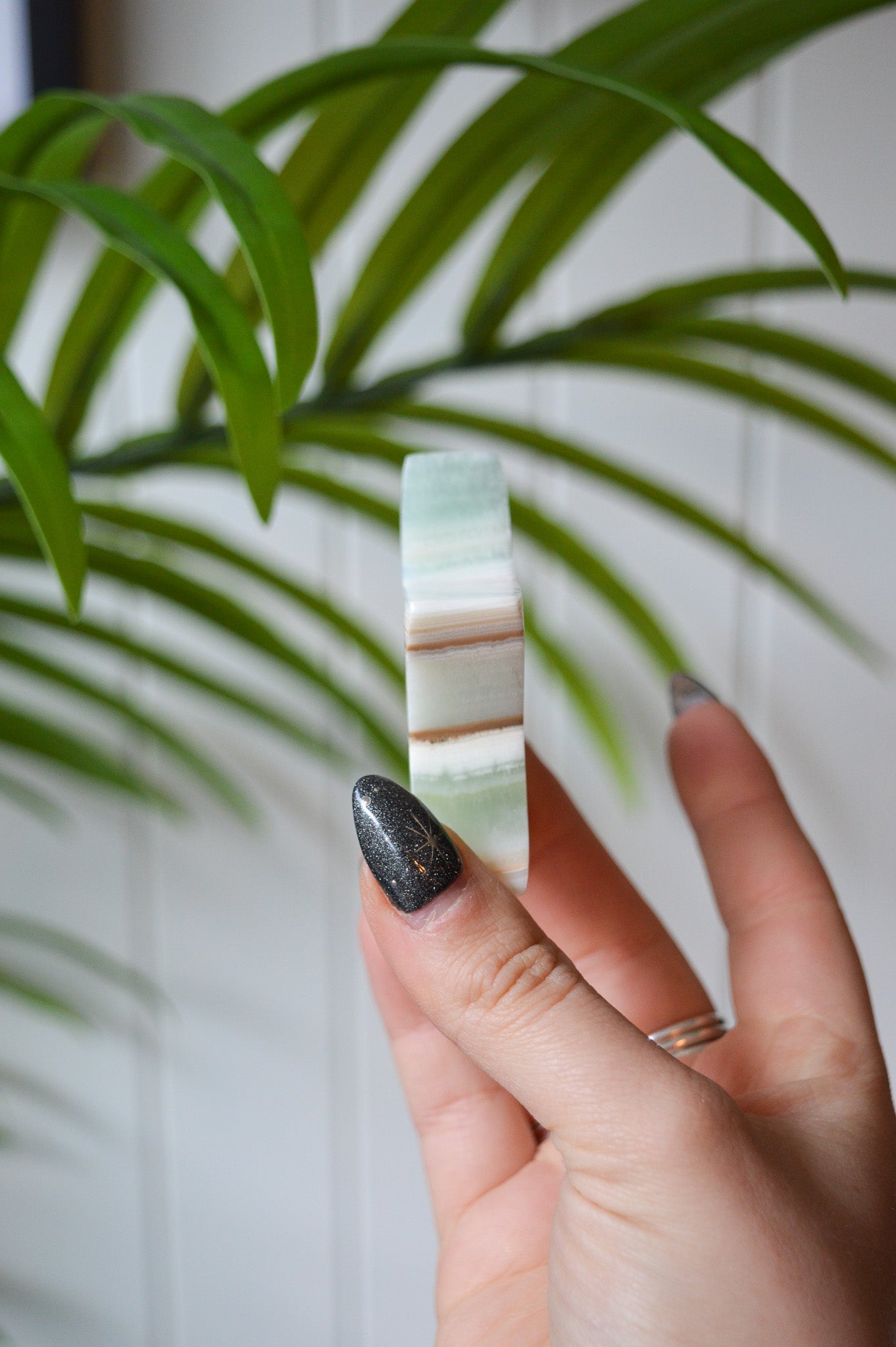 Pistachio Calcite Star