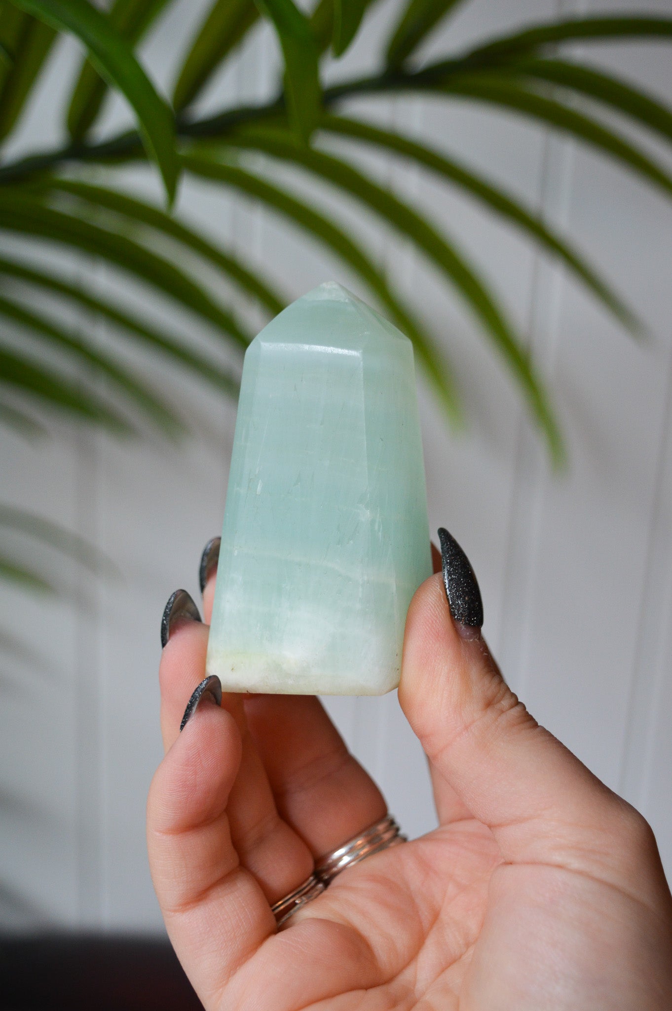 Pistachio Calcite Tower