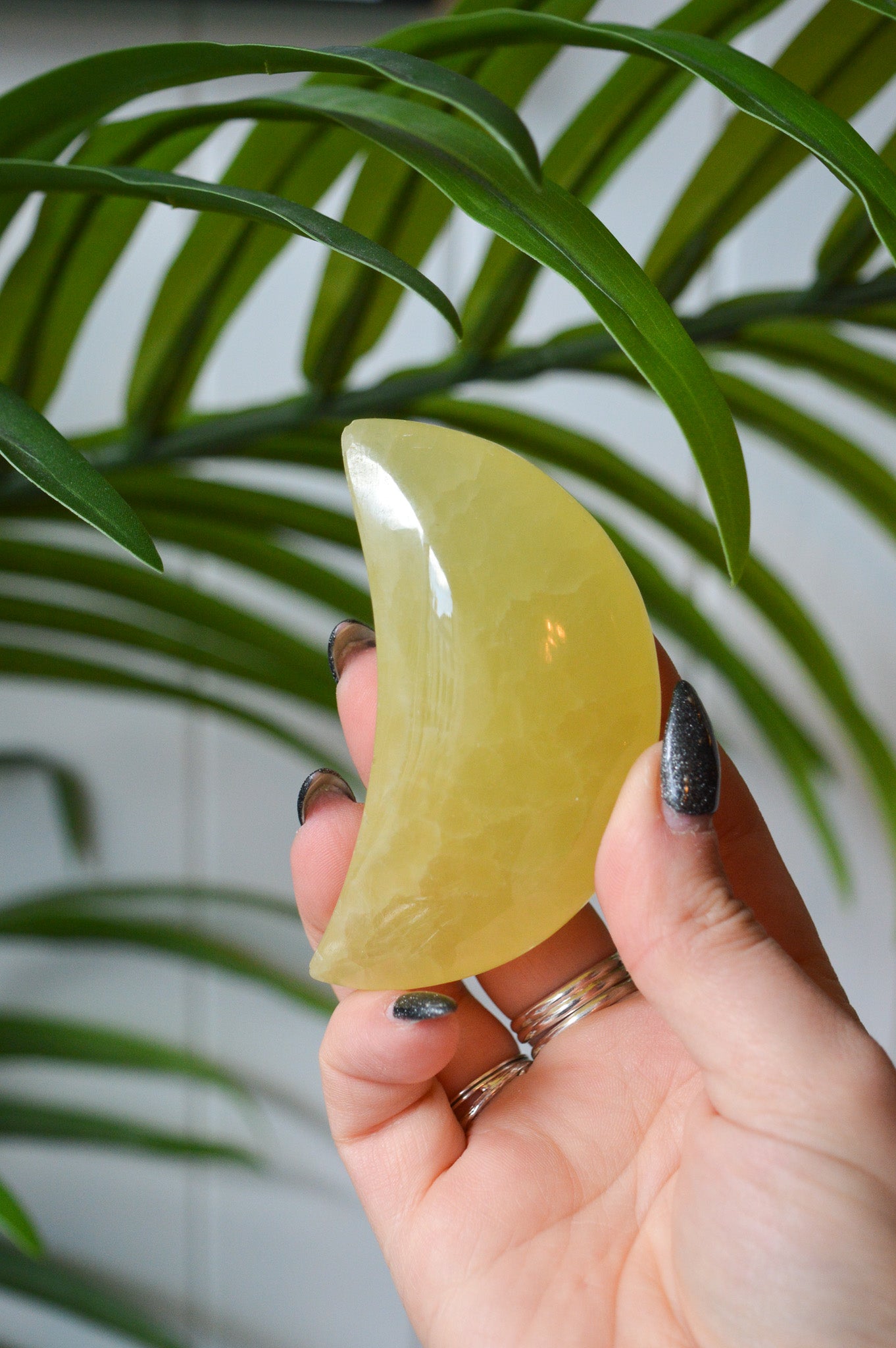 Lemon Calcite Moon