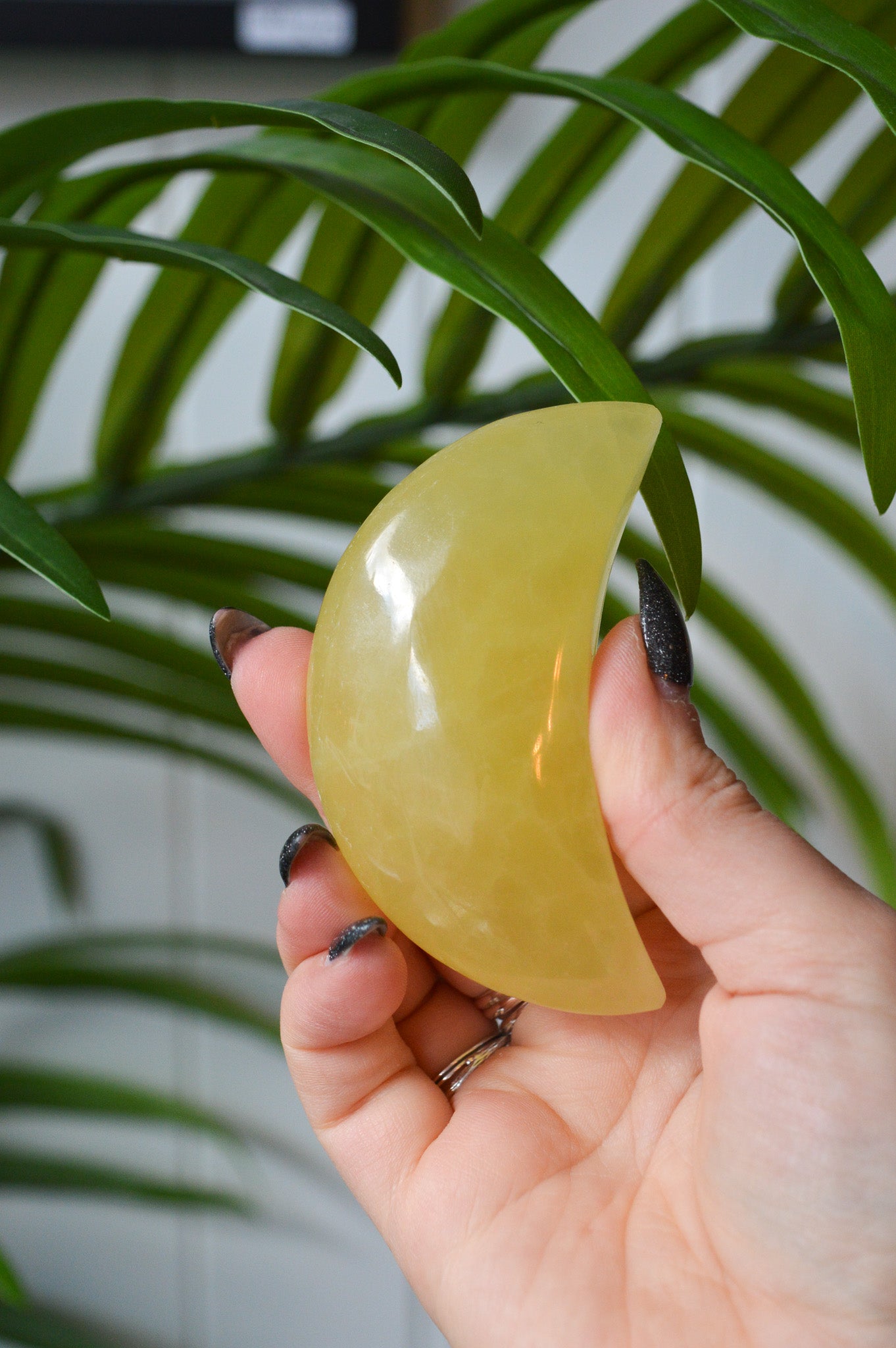 Lemon Calcite Moon