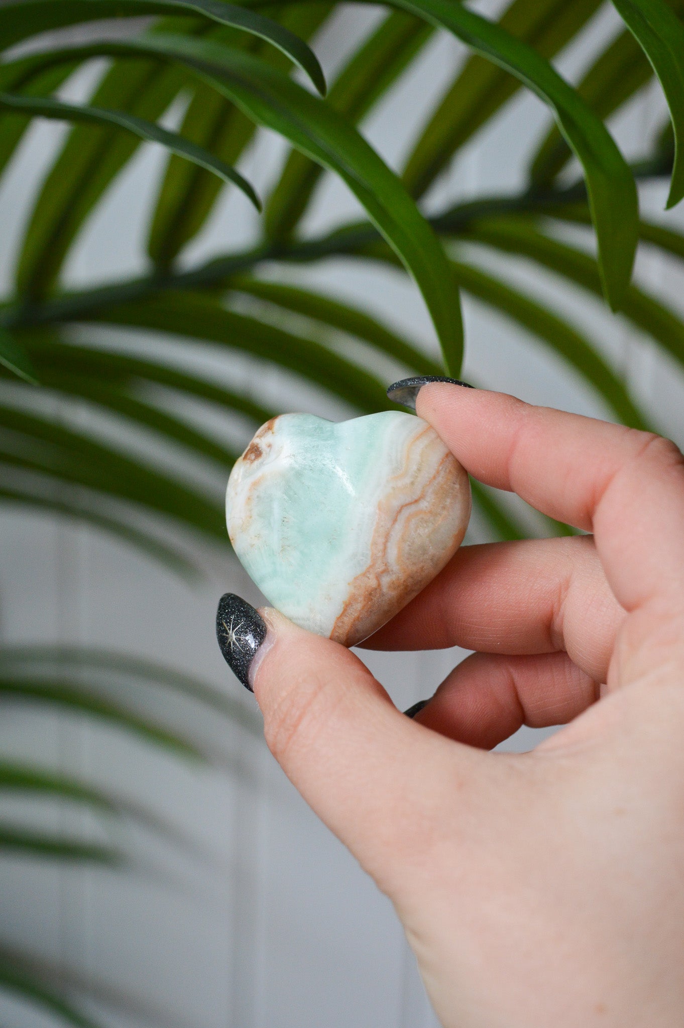 Caribbean Calcite Heart