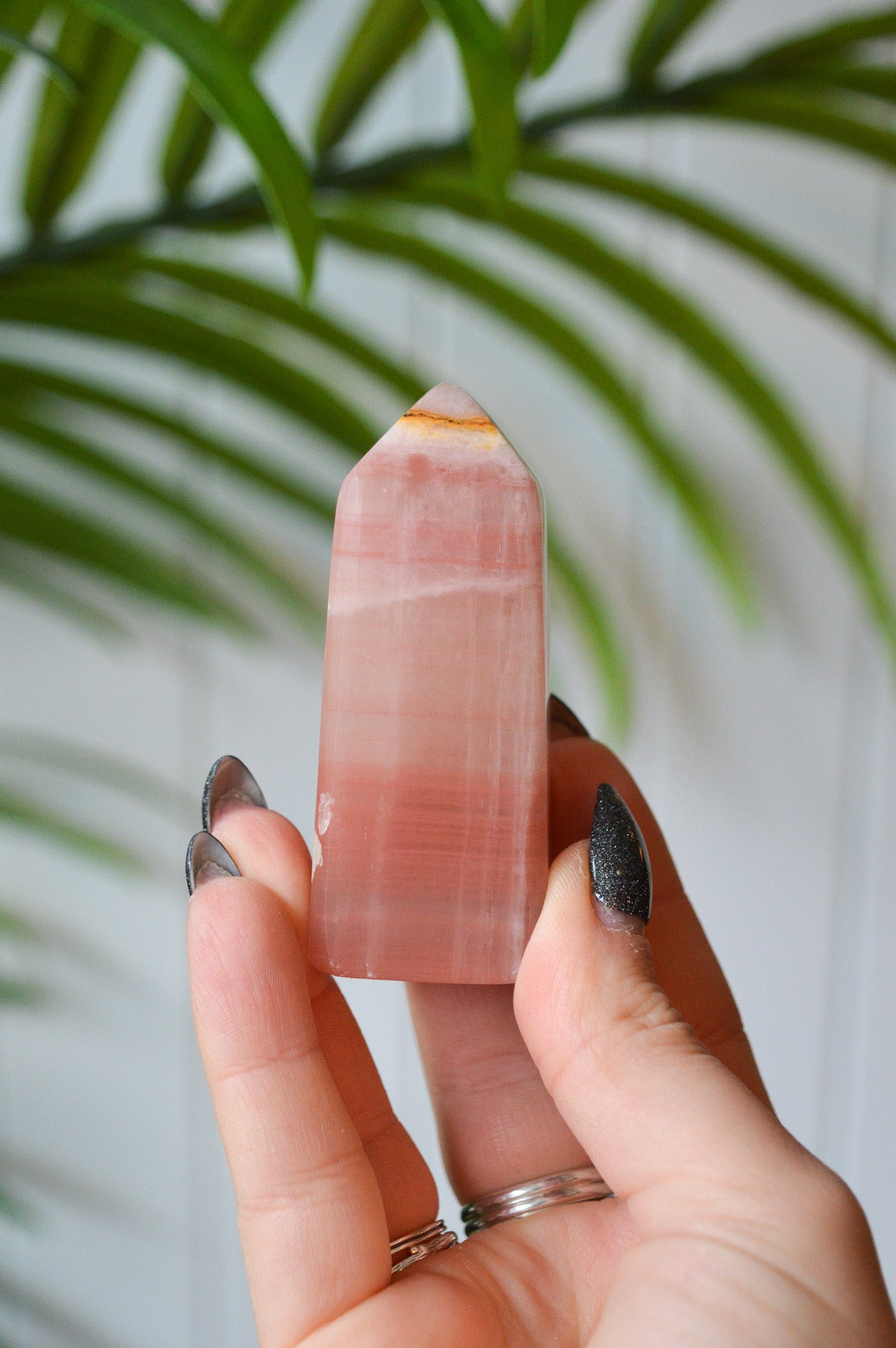 Rose Calcite Point
