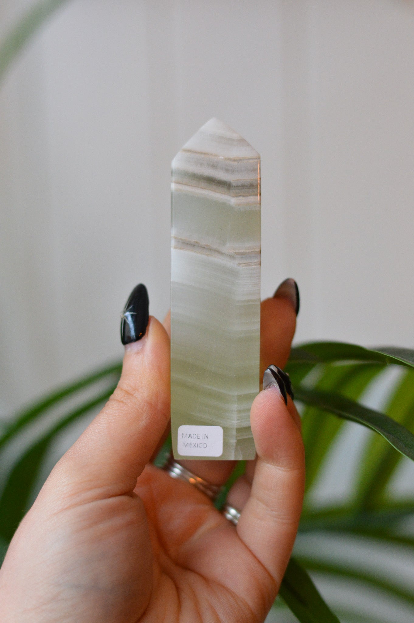 Green Calcite Tower
