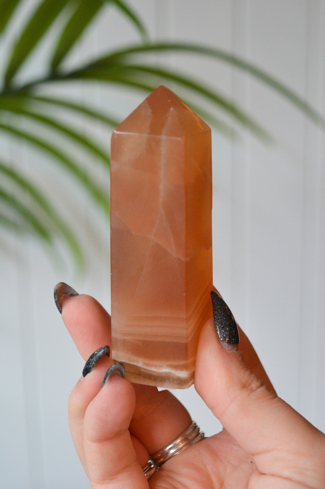 Honey Calcite Point