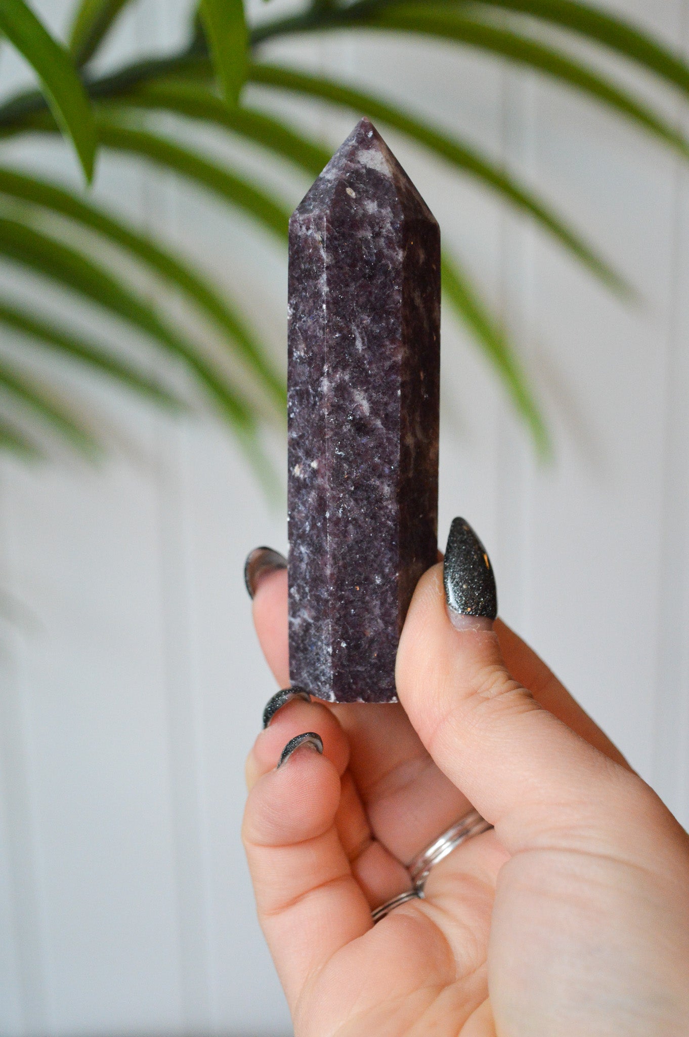 Lepidolite Point