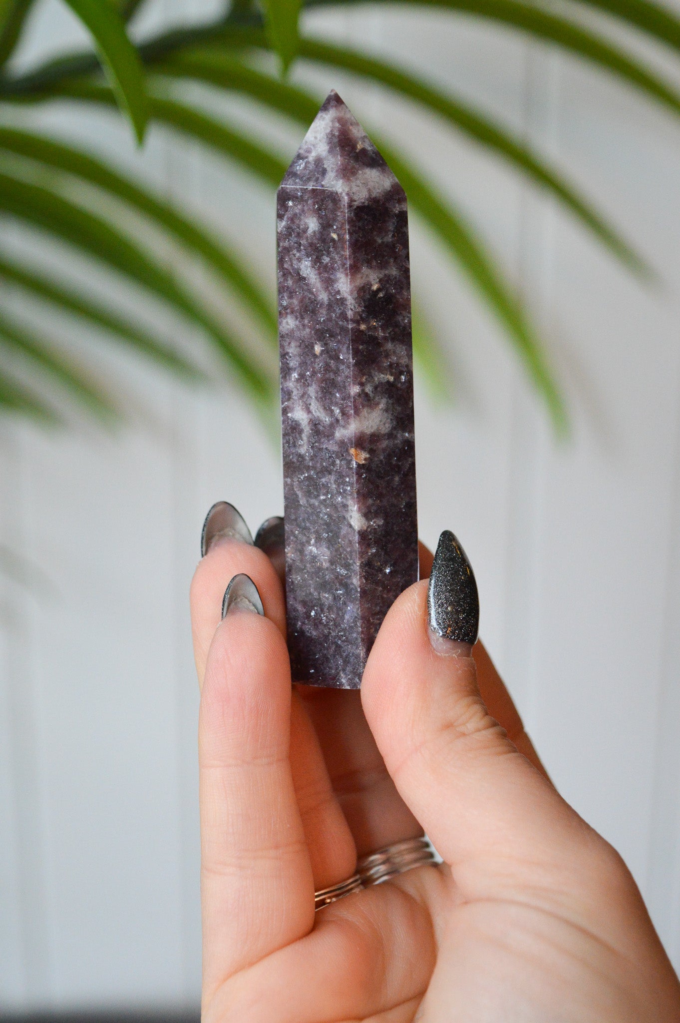 Lepidolite Point