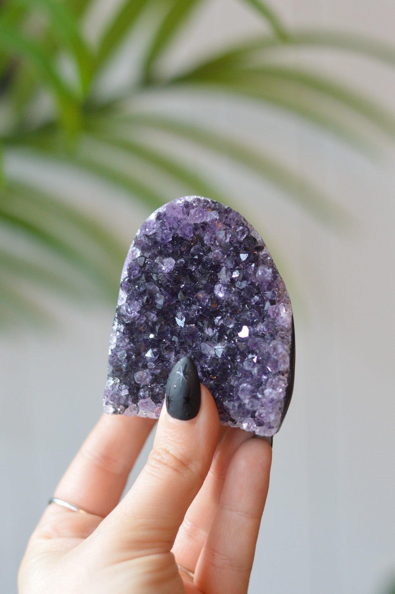 Amethyst Druzy Freeform
