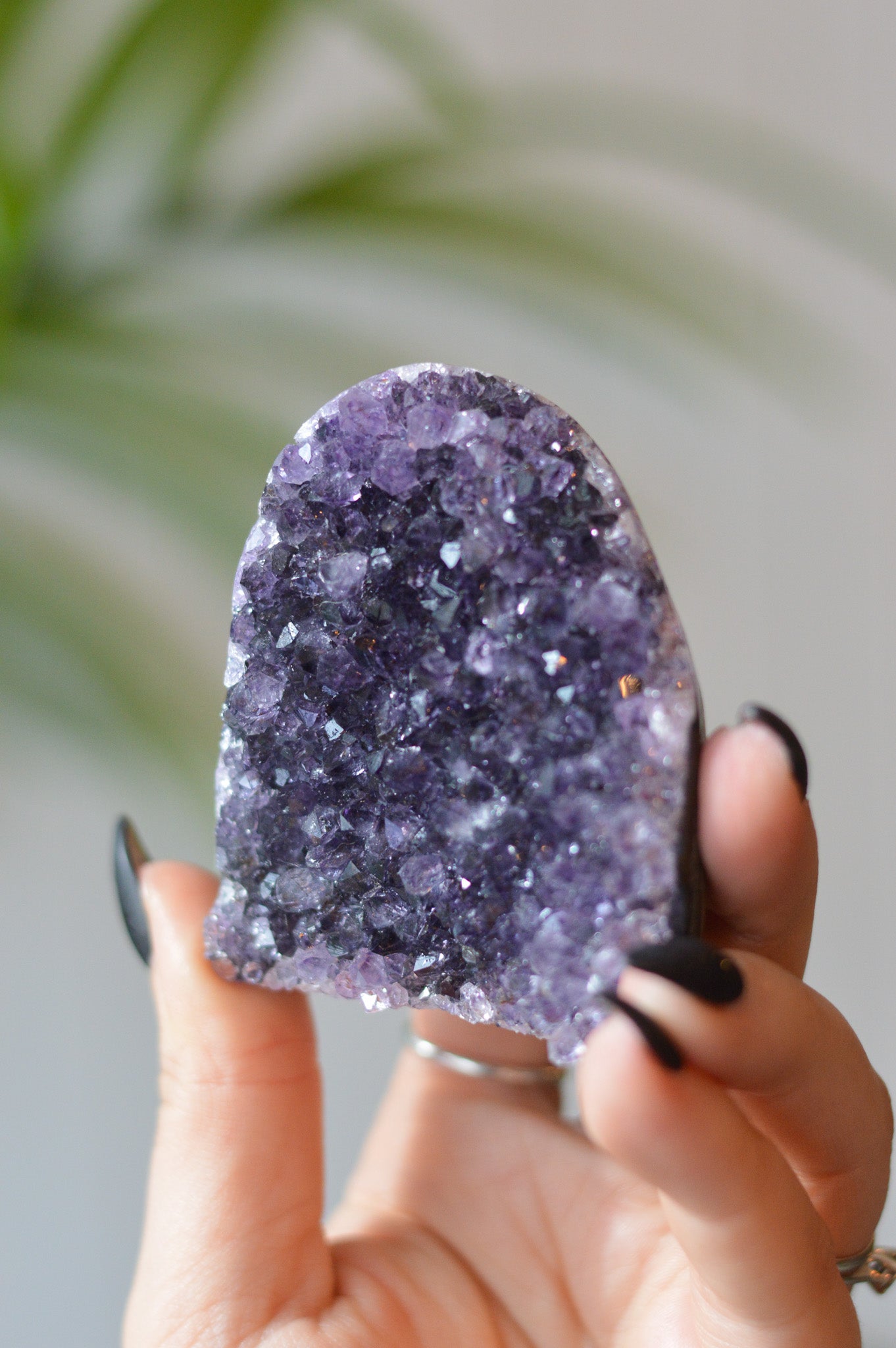 Amethyst Druzy Freeform