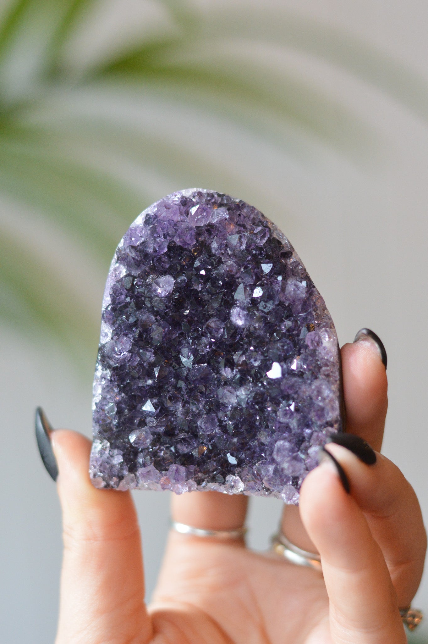Amethyst Druzy Freeform