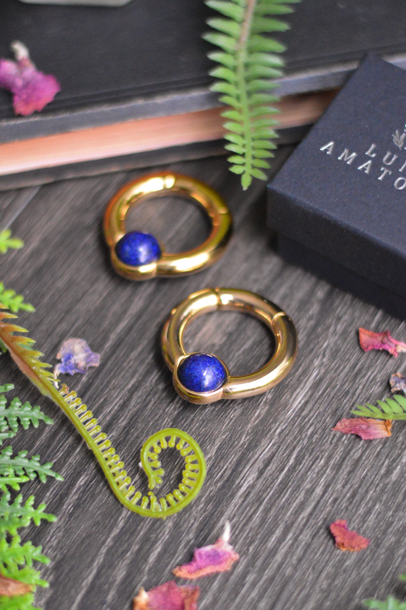 Crystal Ball Ear Weights