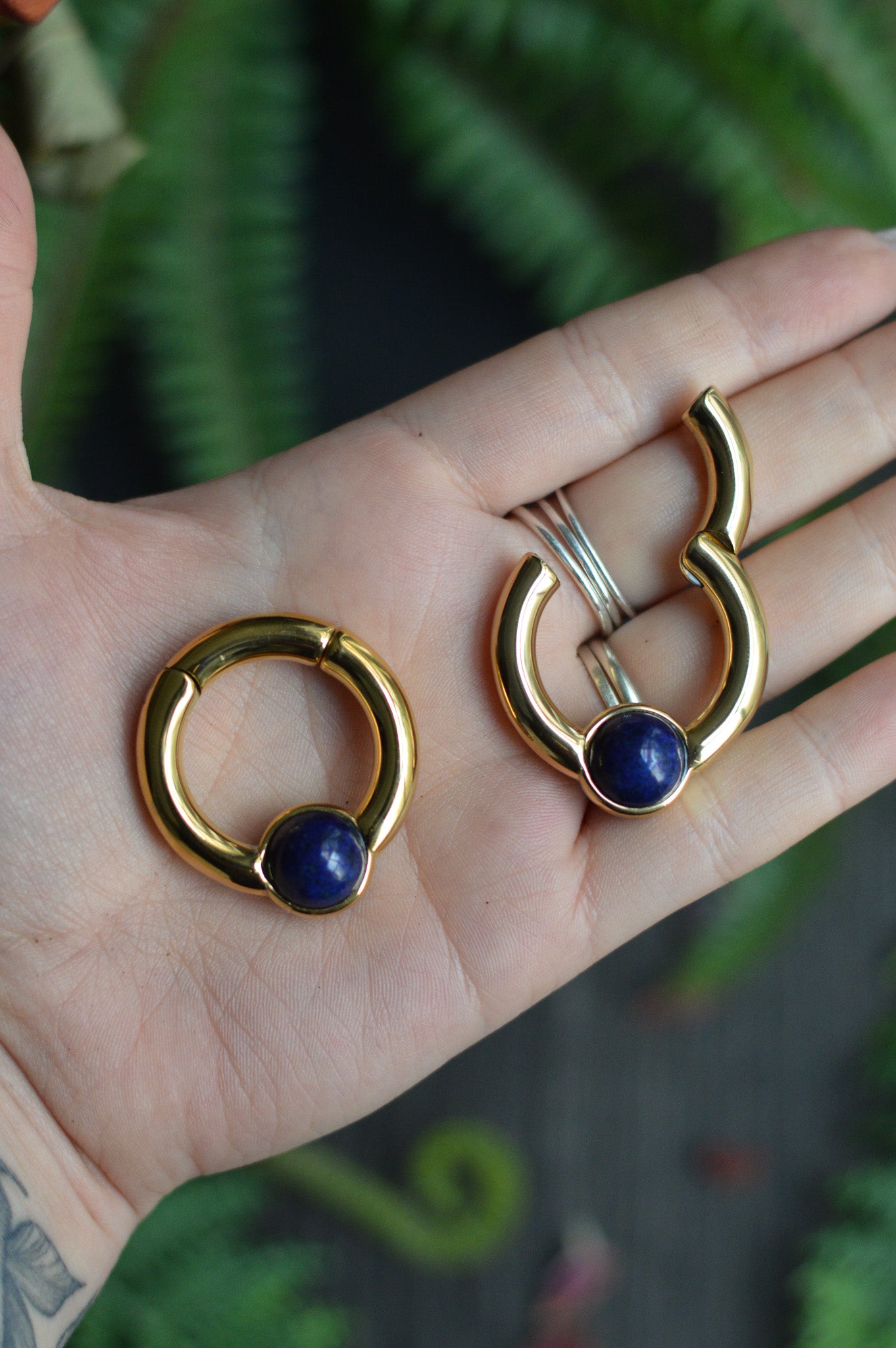 Crystal Ball Ear Weights
