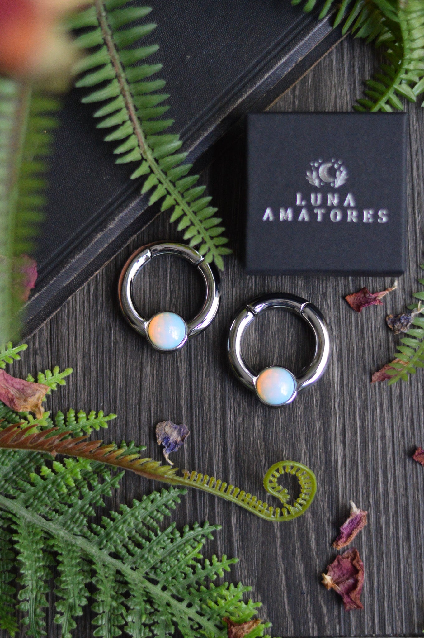 Crystal Ball Ear Weights