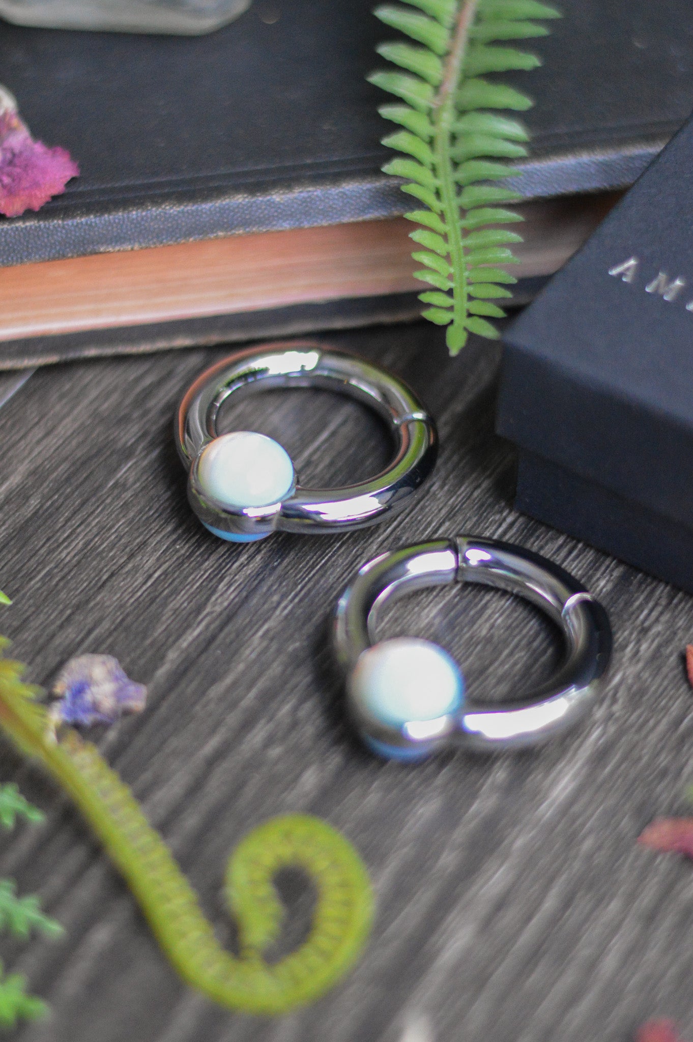 Crystal Ball Ear Weights