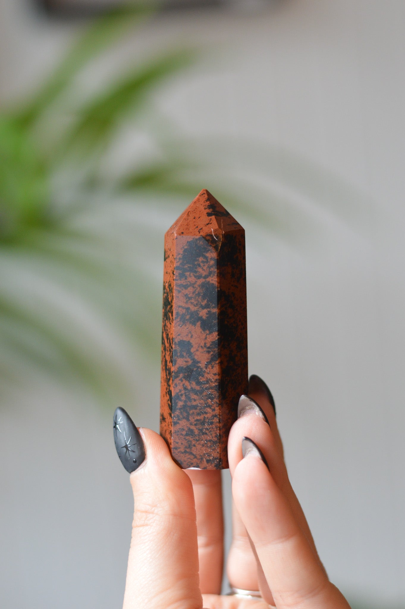Mahogany Obsidian Point