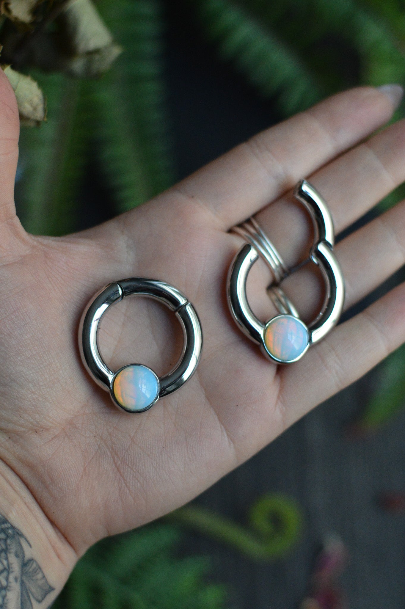 Crystal Ball Ear Weights