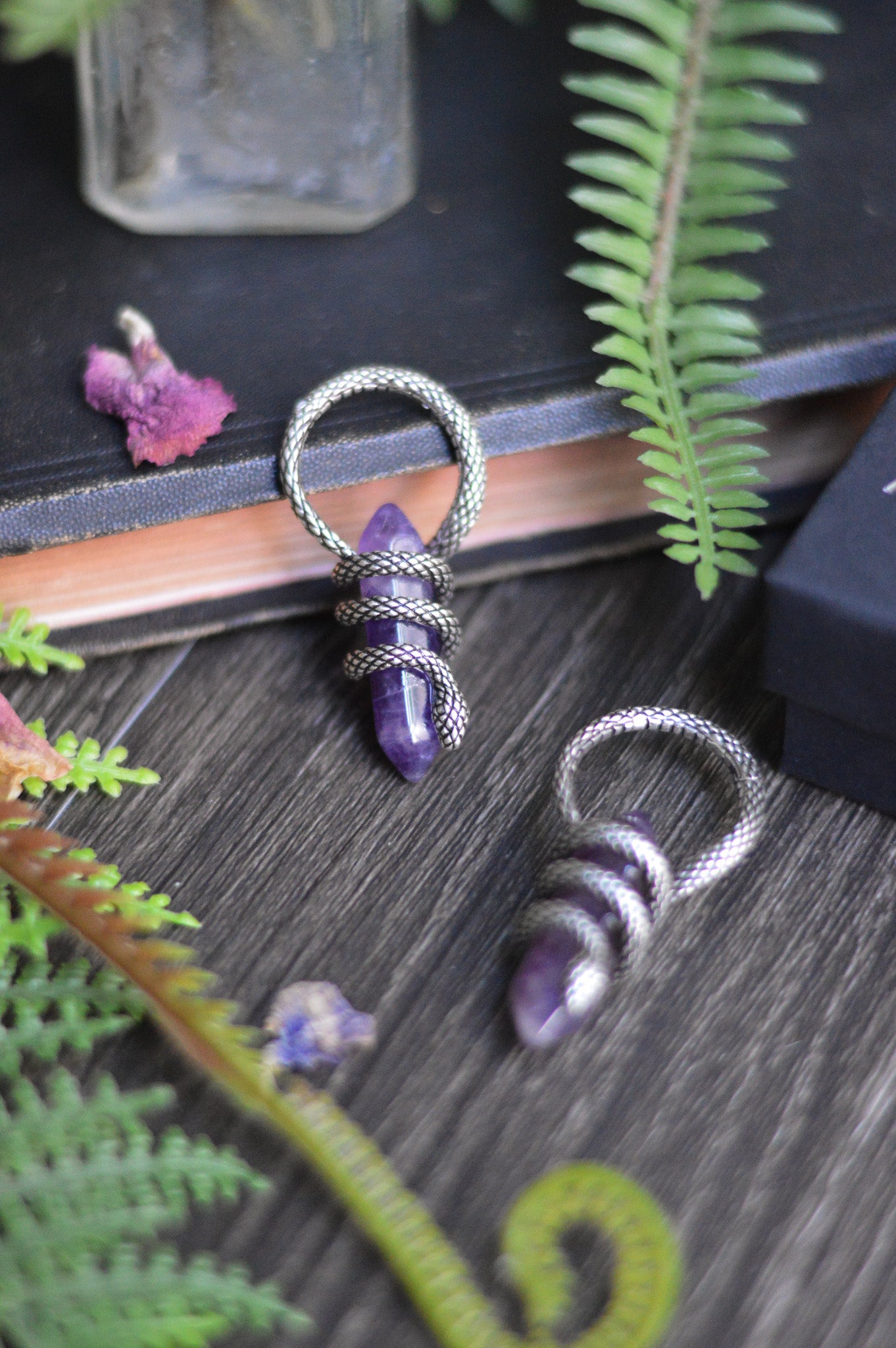 Crystal Snake Ear Weights