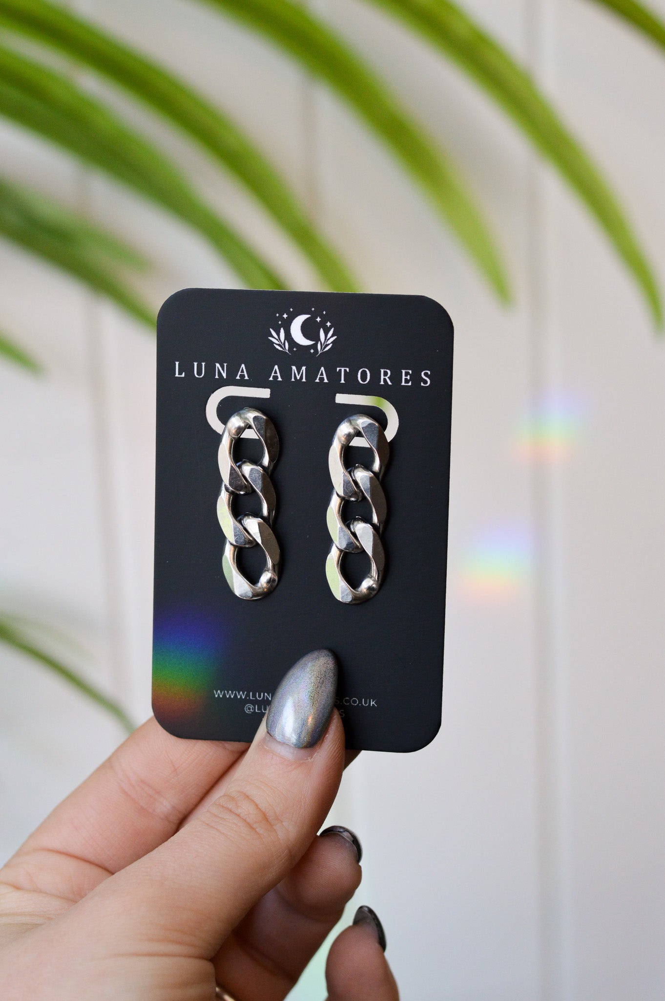 Stainless Steel Chain Earrings