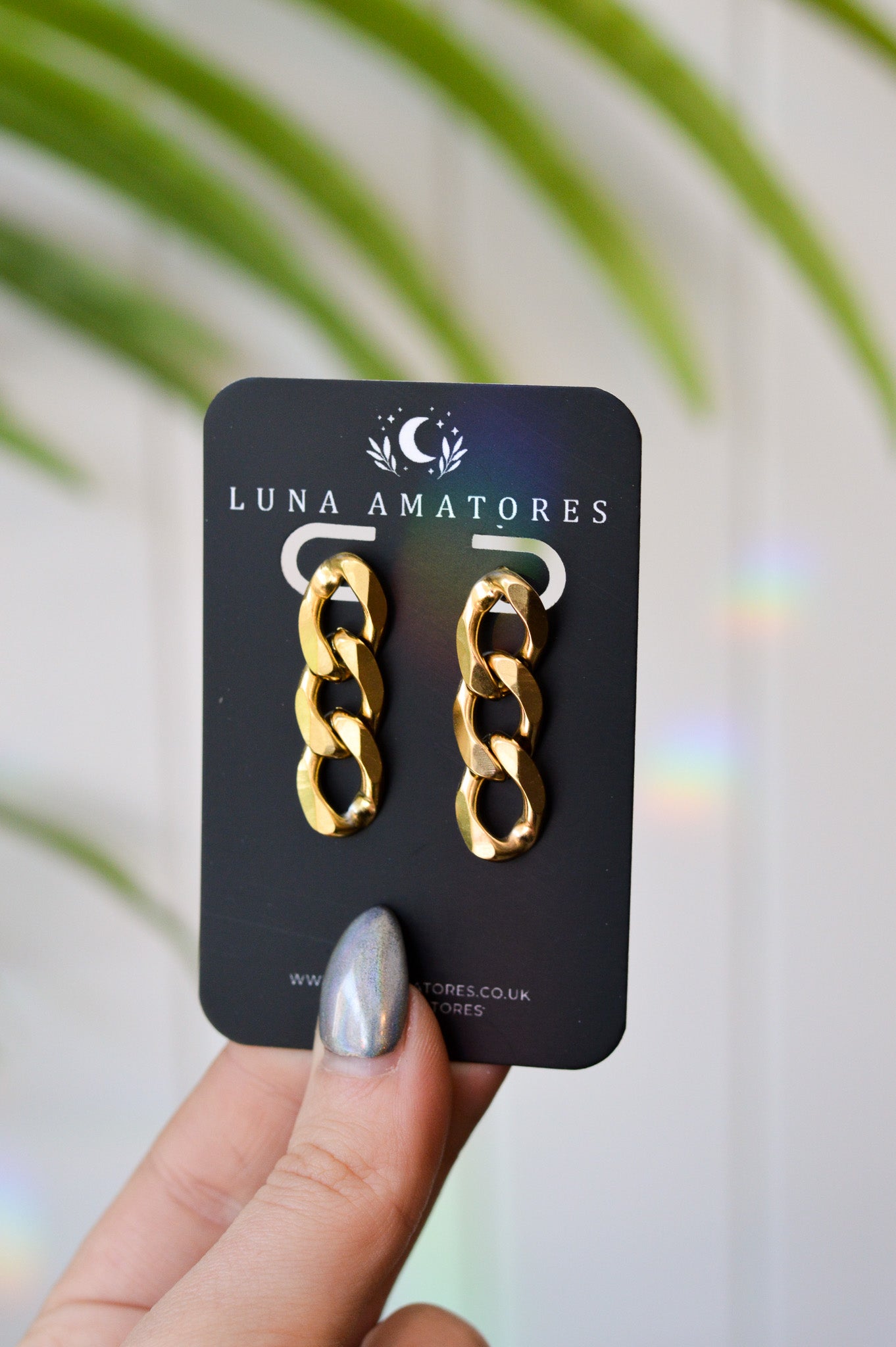 Stainless Steel Chain Earrings
