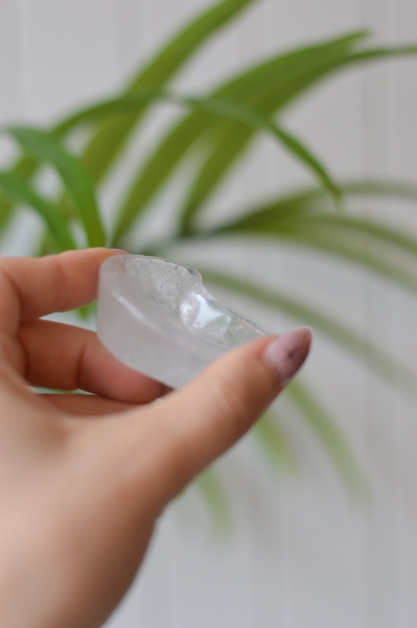 Clear Quartz Mini Moon Dish