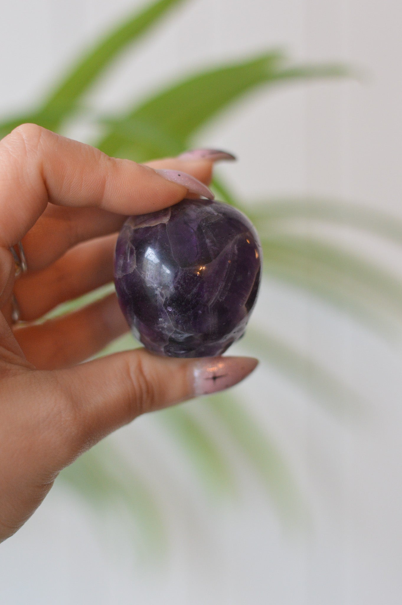 Chevron Amethyst Skull