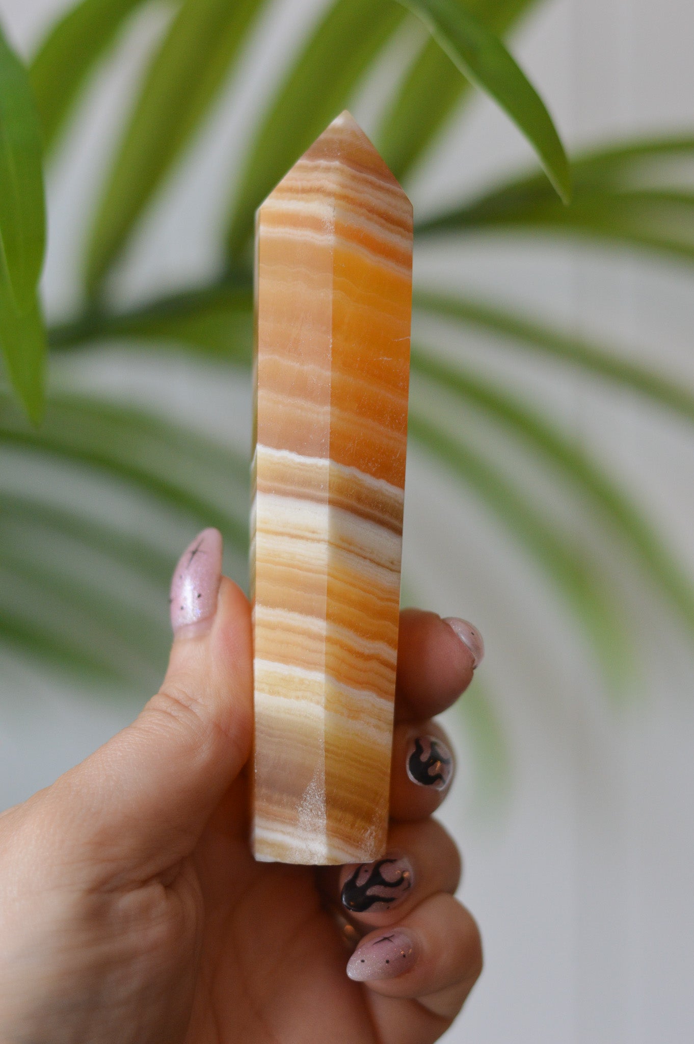 Orange Calcite Point