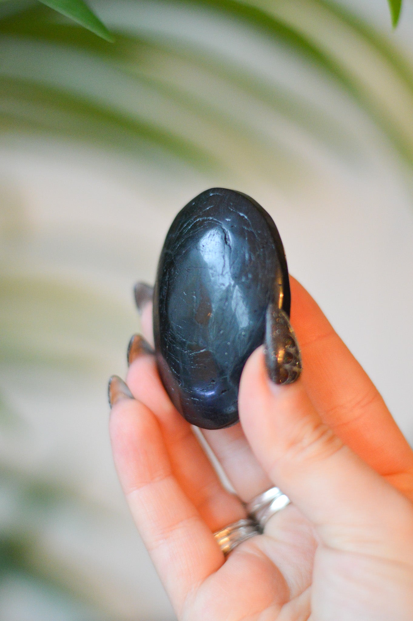 Black Tourmaline Palmstone