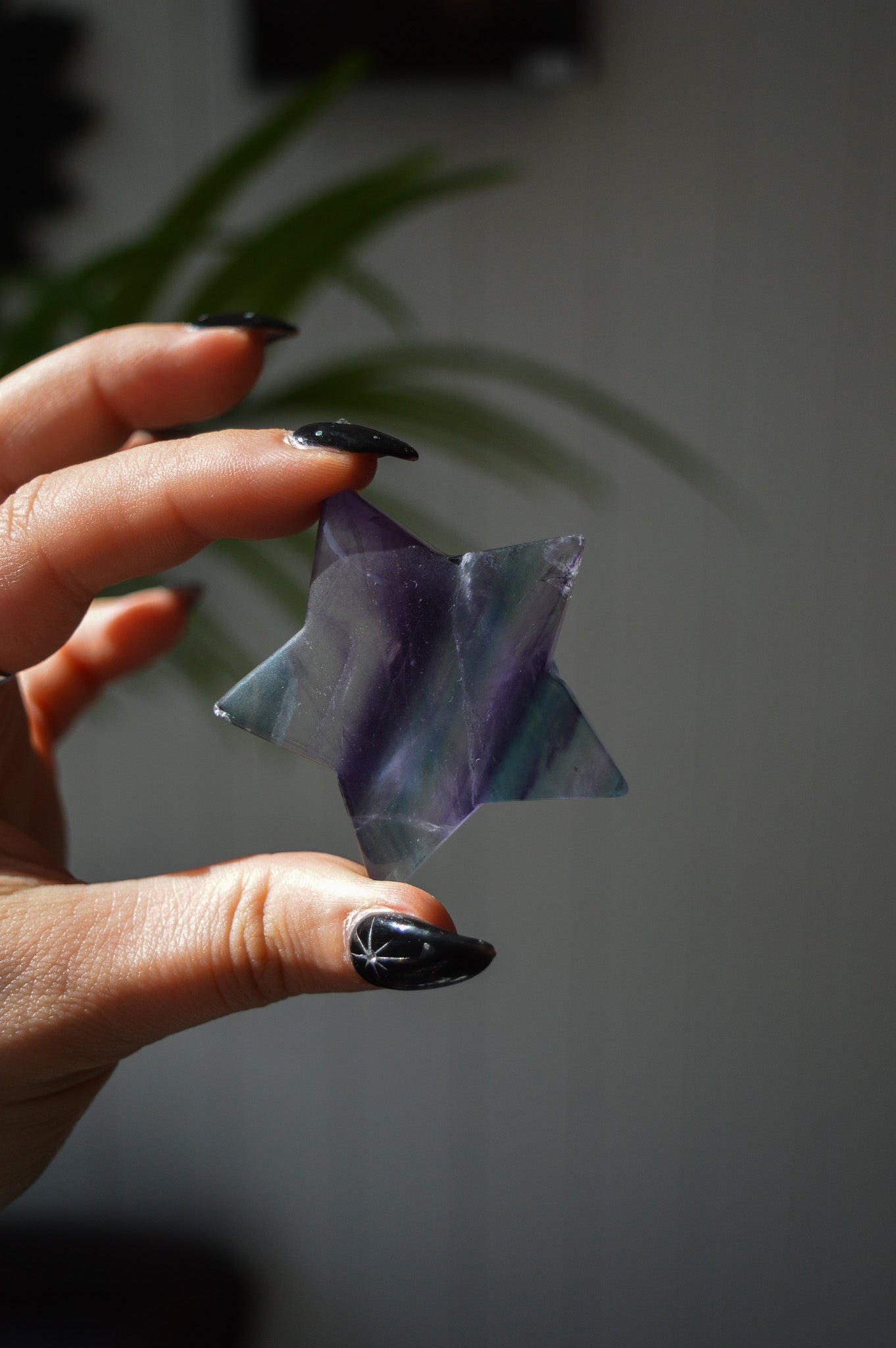 Rainbow Fluorite Star