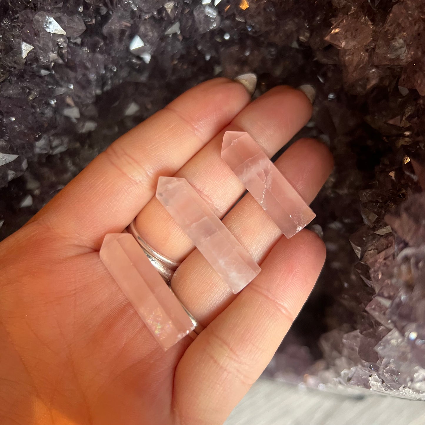 Rose Quartz Mini Point