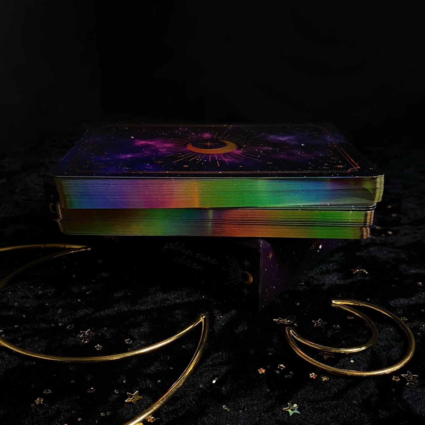 Crystal Affirmation Cards: Golden Aura Edition