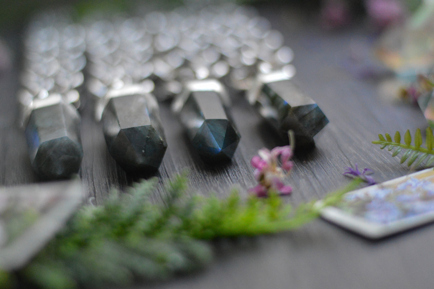 Labradorite Chunky Chain Necklace