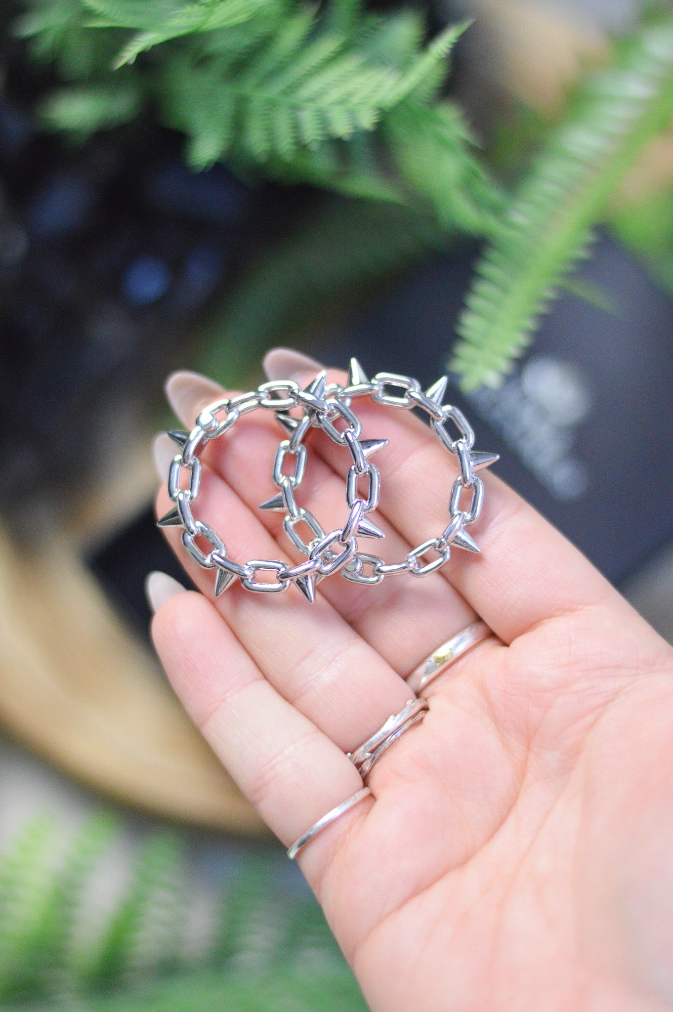 Spiked Chain Weights - Stainless Steel
