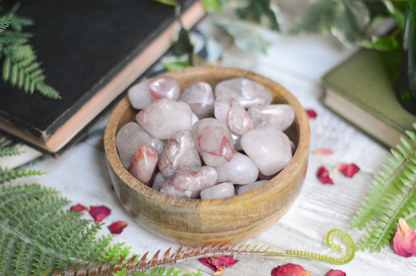 Strawberry / Hematoid Quartz Tumblestone
