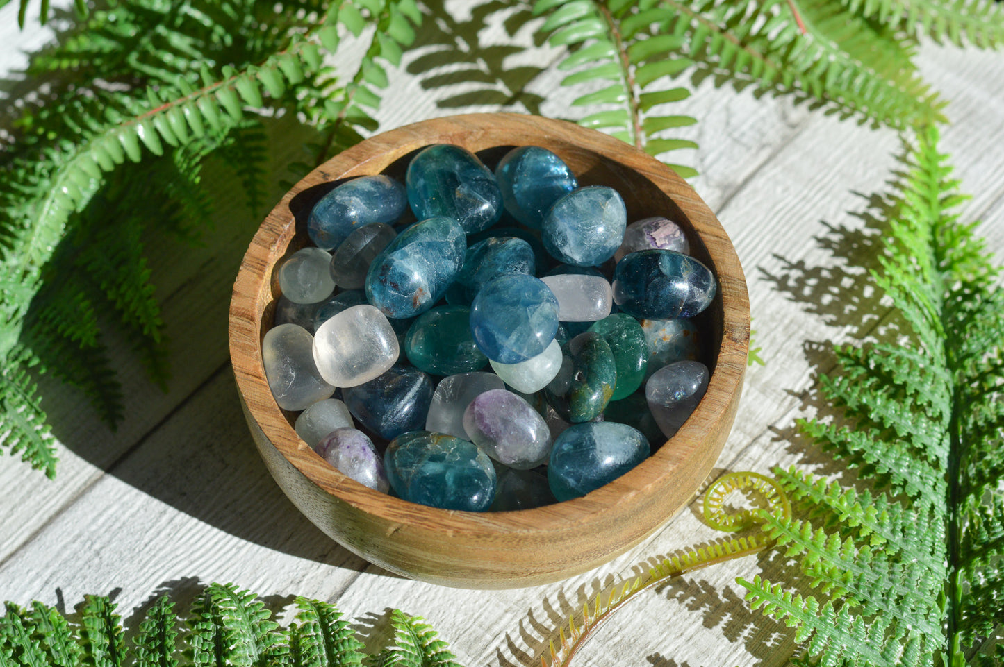 Rainbow Fluorite Tumblestone