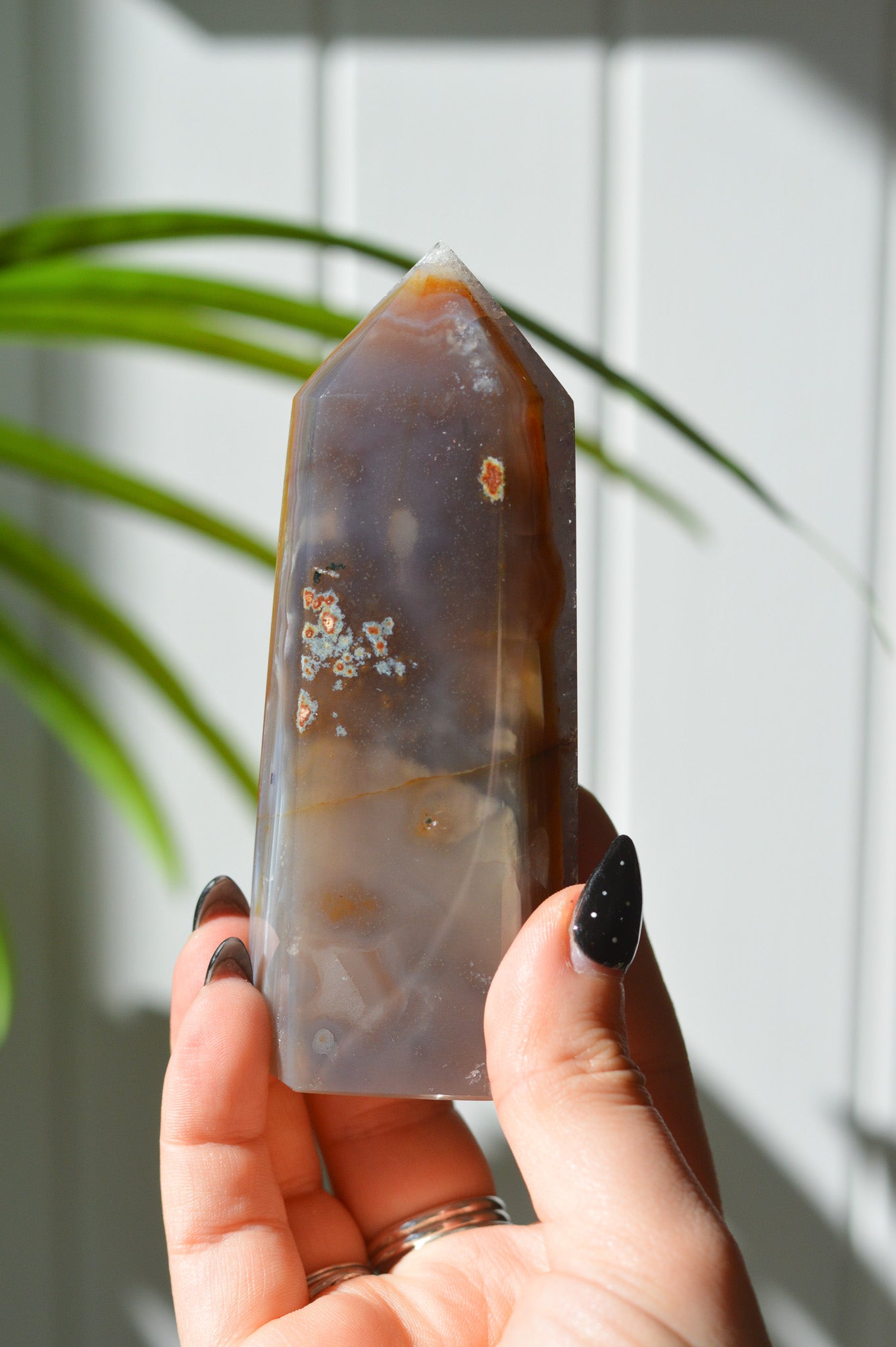 Part Polished Amethyst Cluster Tower