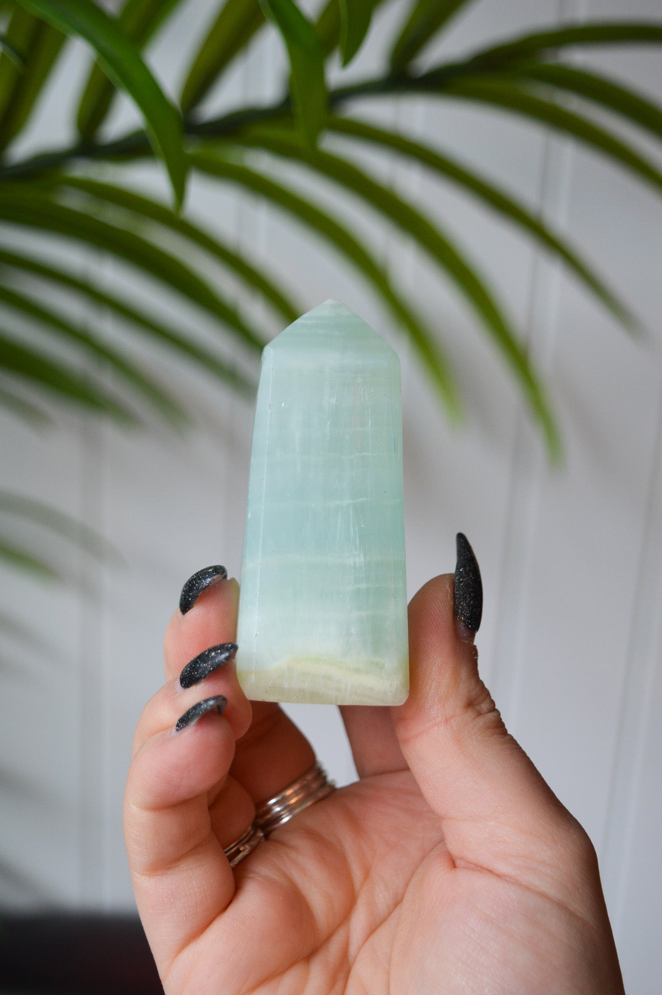 Pistachio Calcite Tower