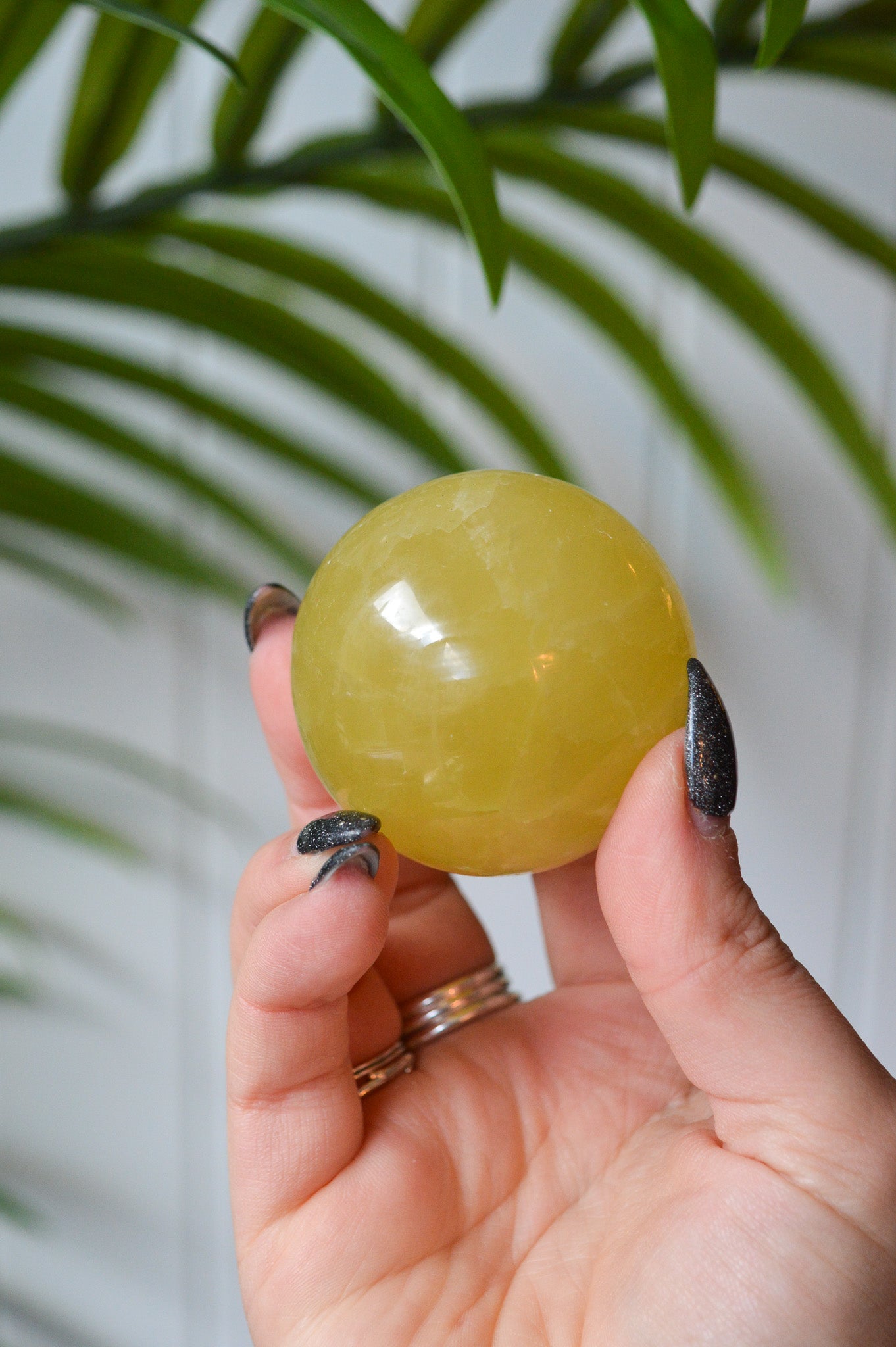 Lemon Calcite Sphere