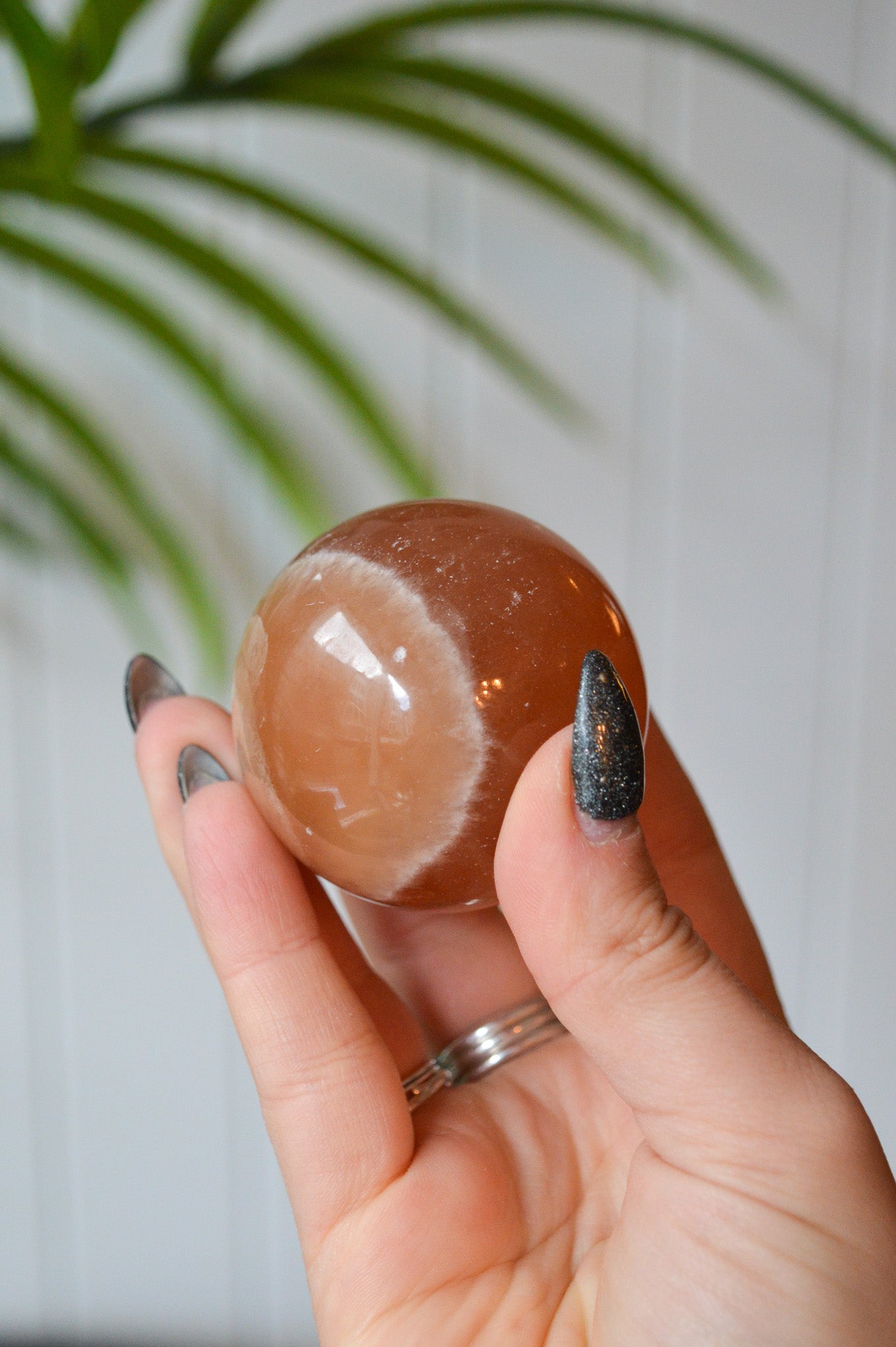 Honey Calcite Sphere