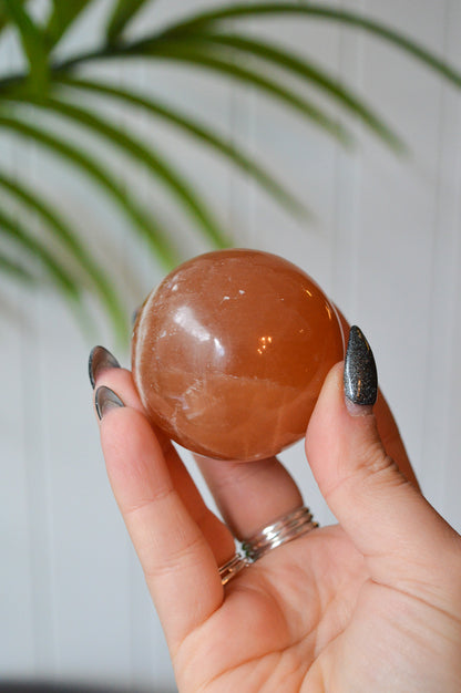 Honey Calcite Sphere