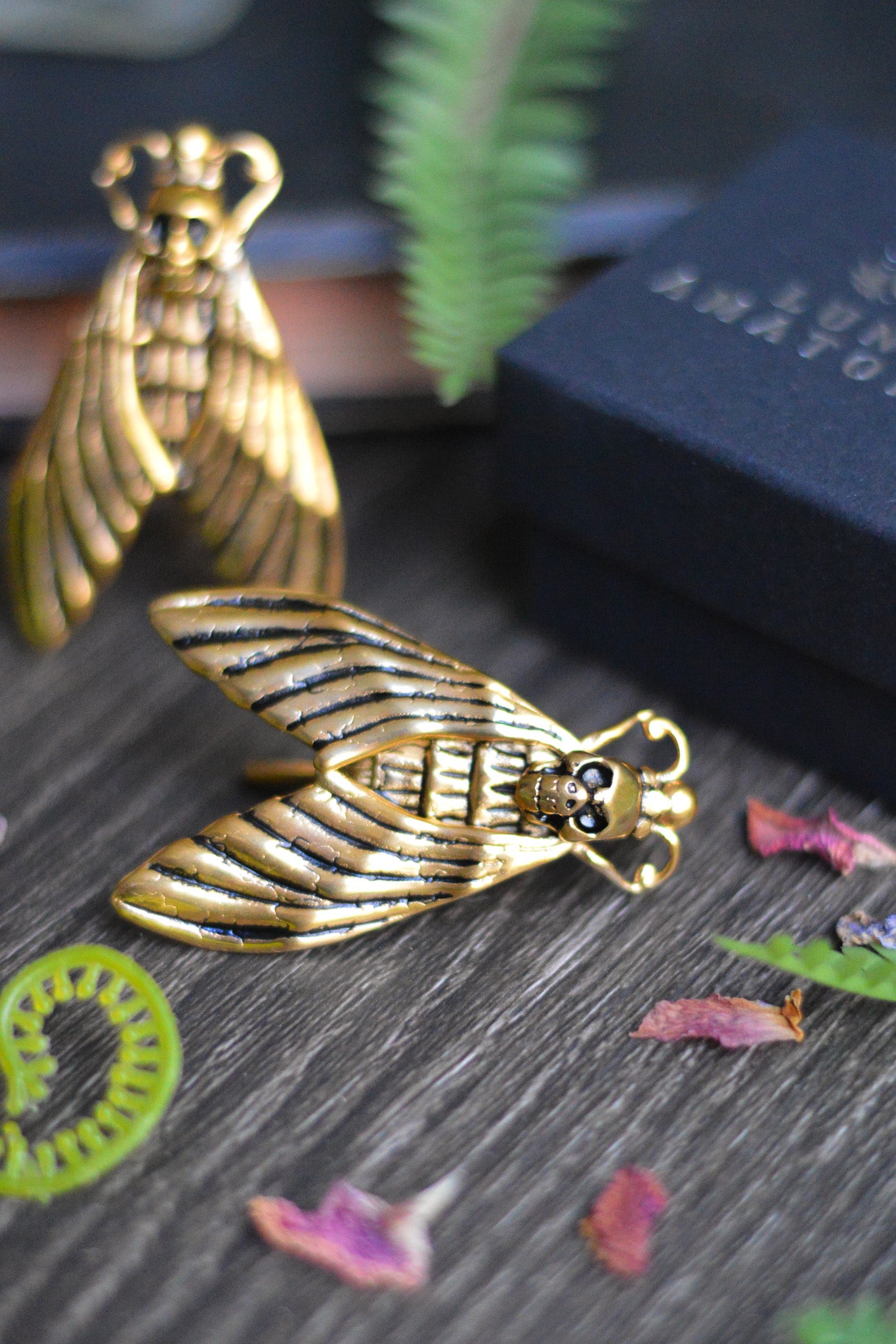 Death's Head Moth Ear Hangers