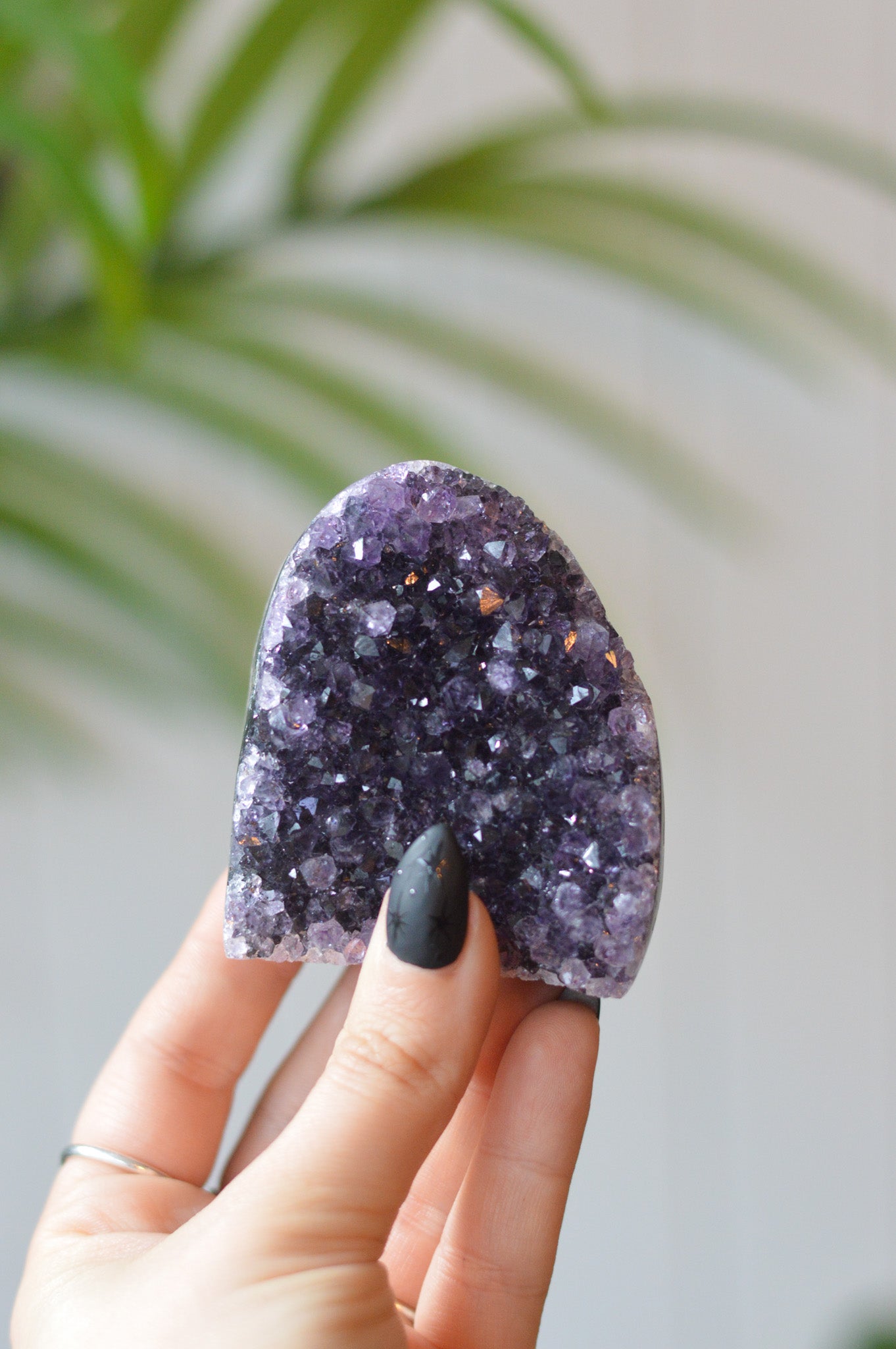 Amethyst Druzy Freeform