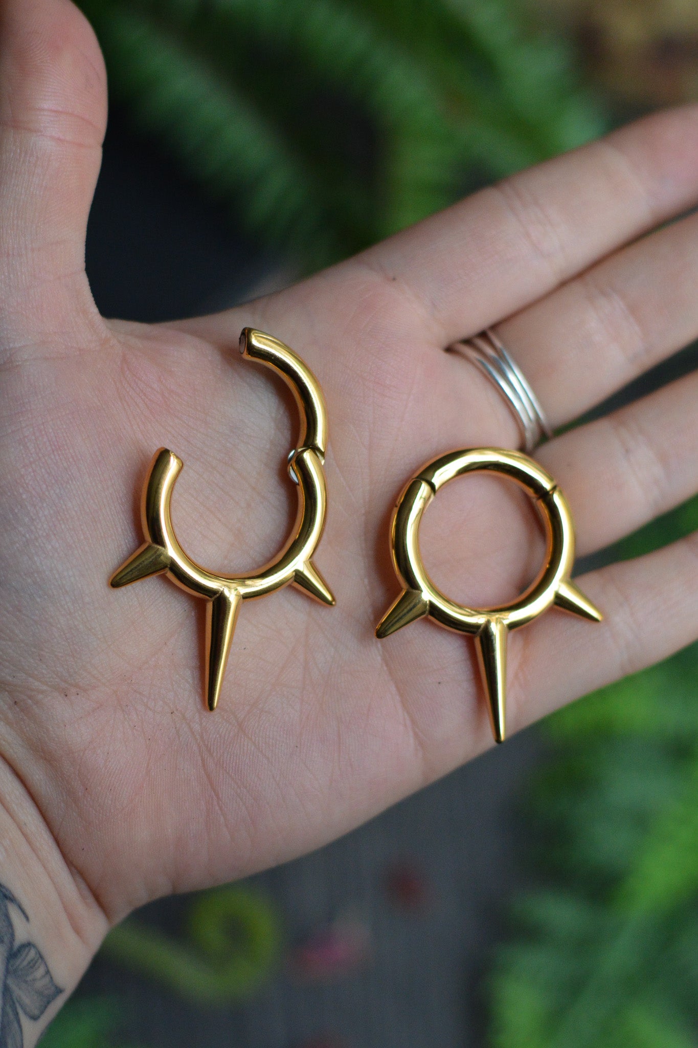 Triple Spike Ear Weights