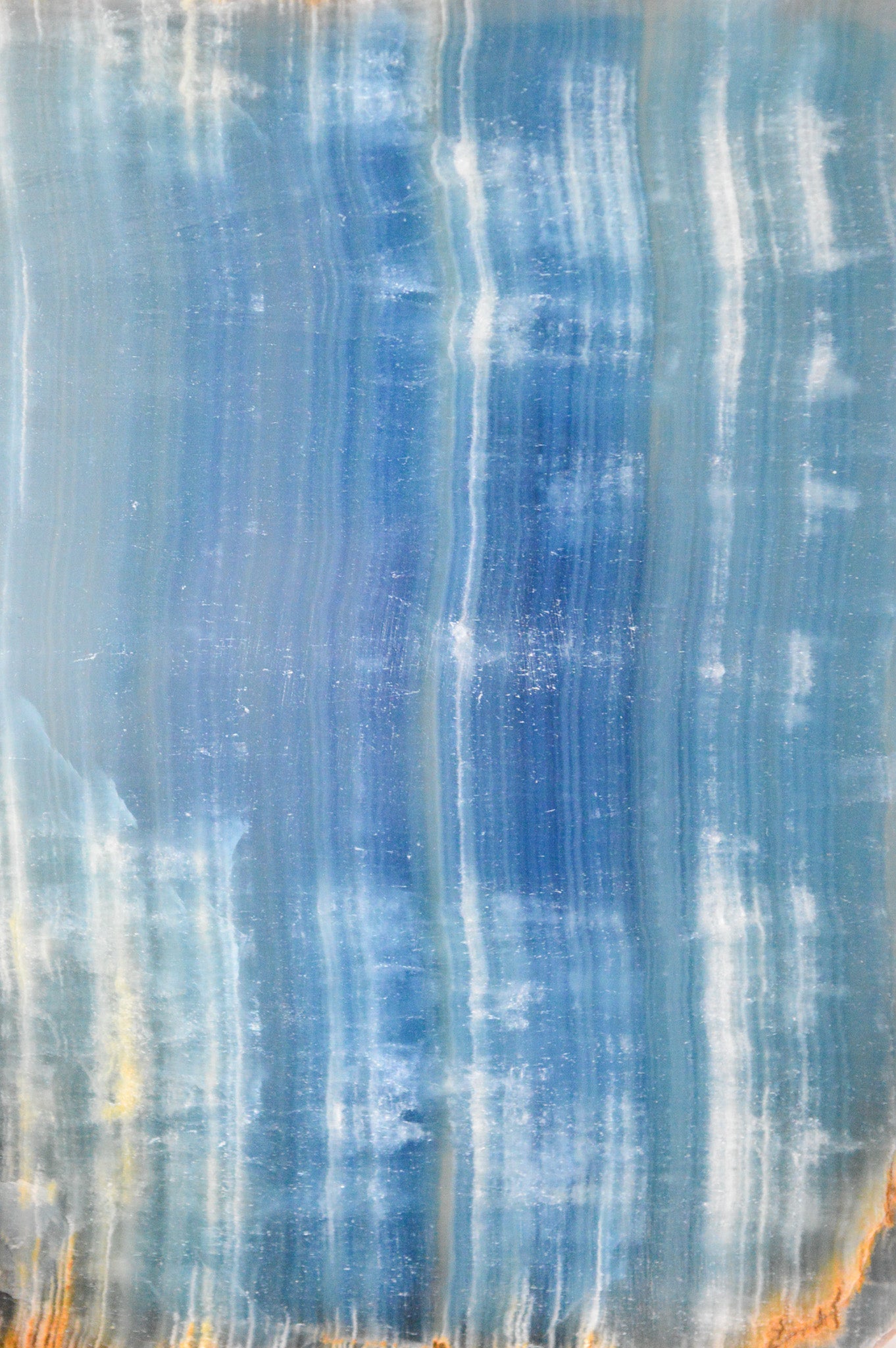 AA Grade Lemurian Aquatine Calcite Slice
