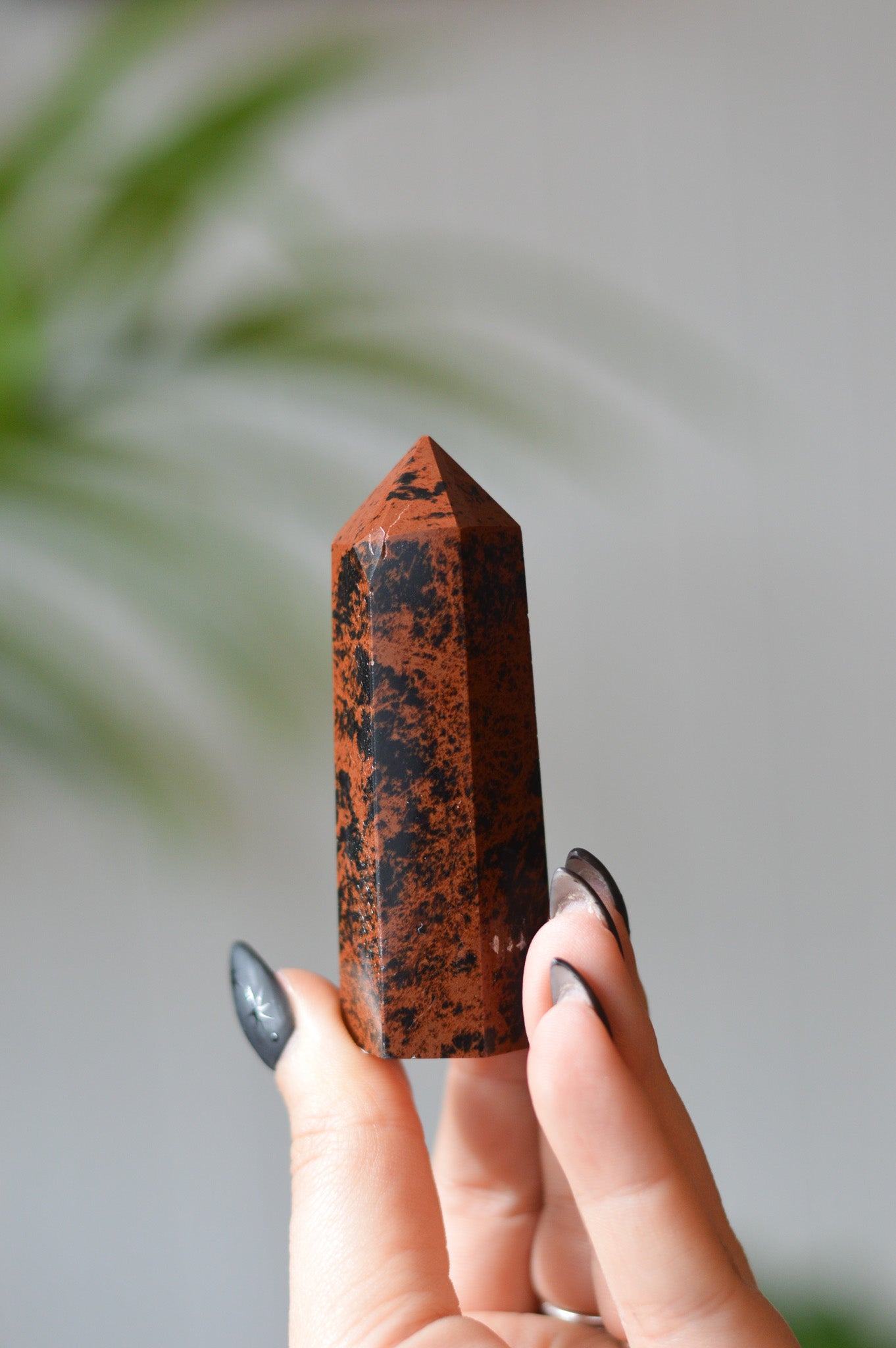 Mahogany Obsidian Point