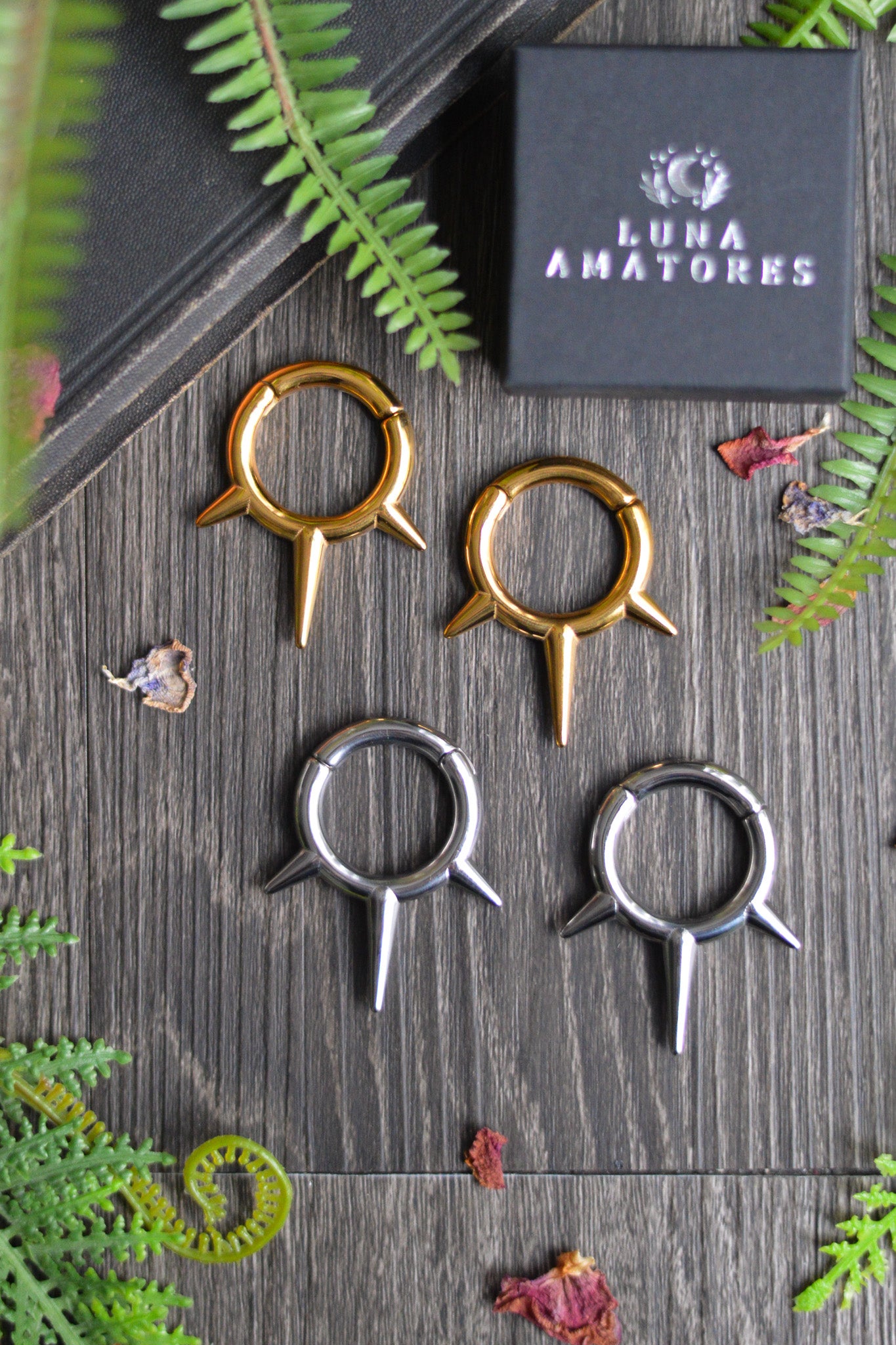 Triple Spike Ear Weights