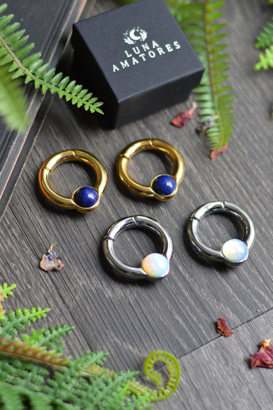 Crystal Ball Ear Weights