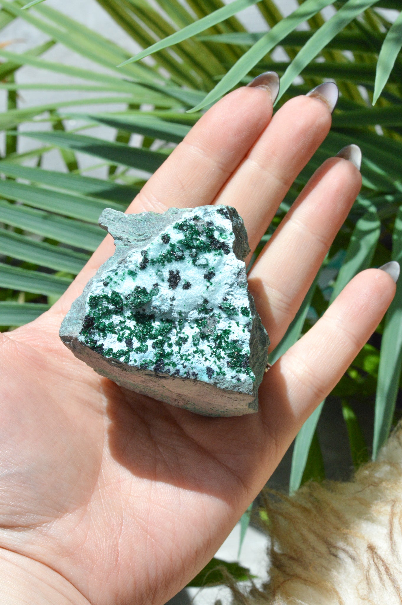 Chrysocolla With Malachite & Heterogenite