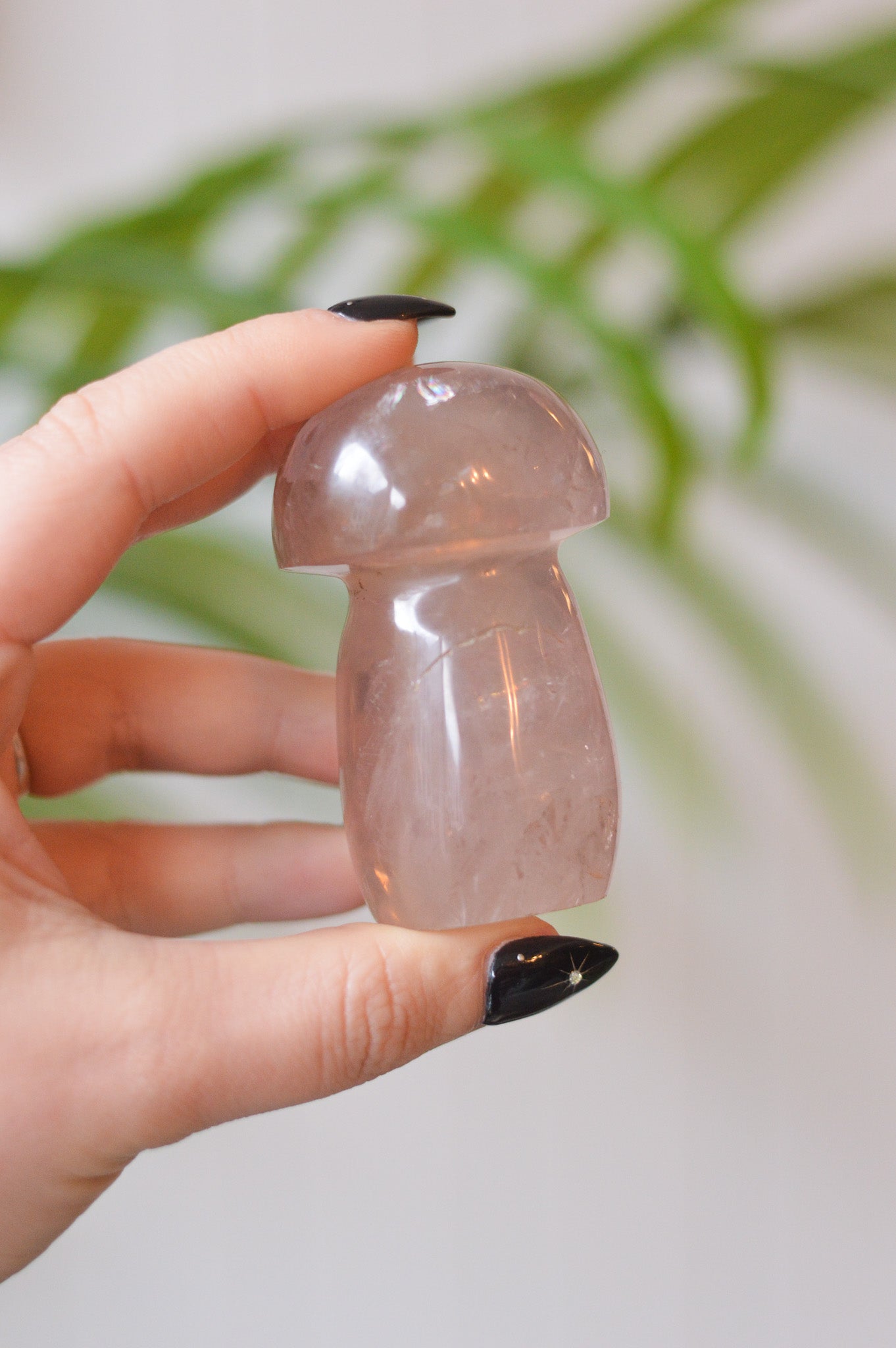 Rose Quartz Mushroom